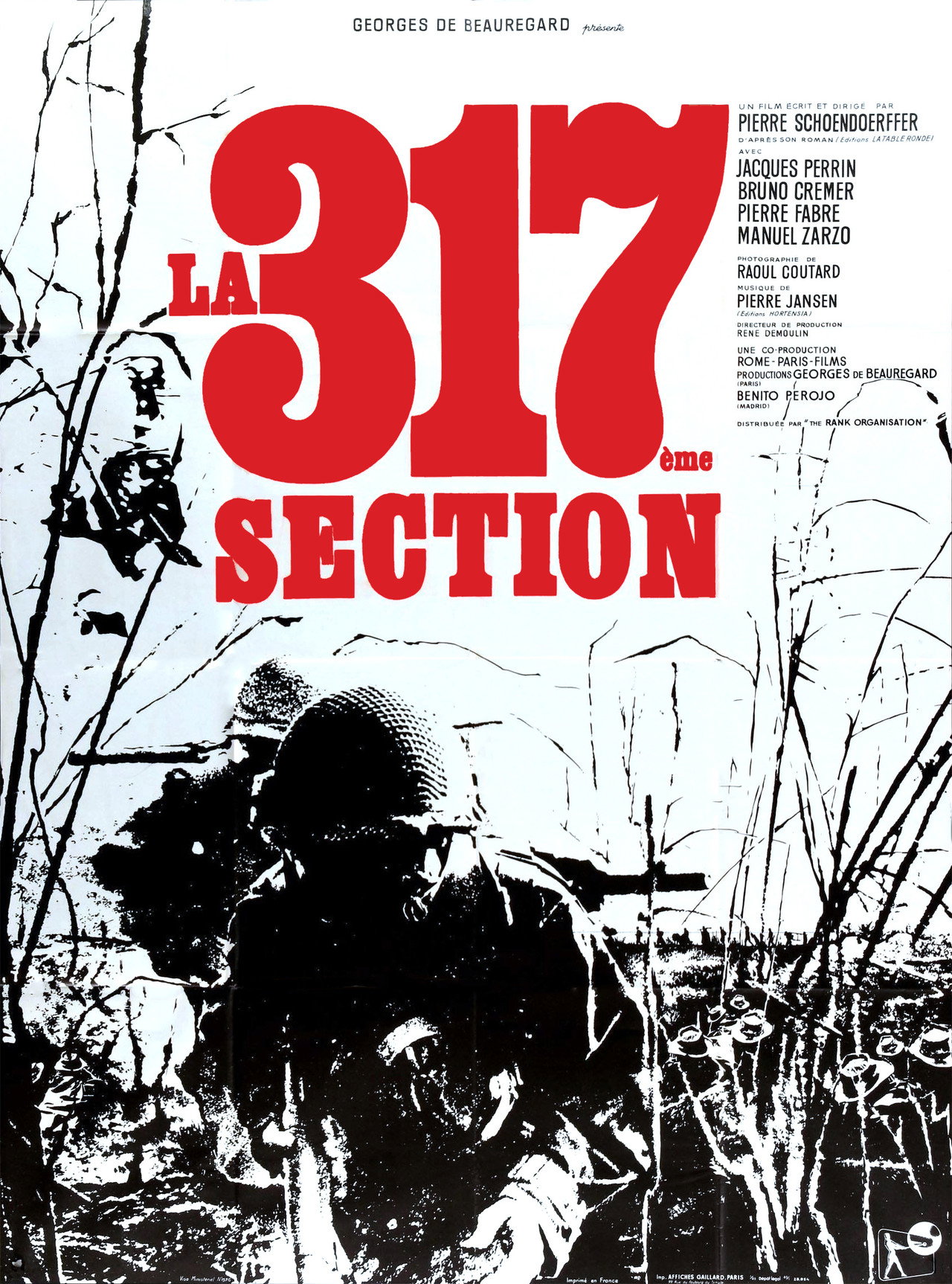 La 317ème Section filmaffisch