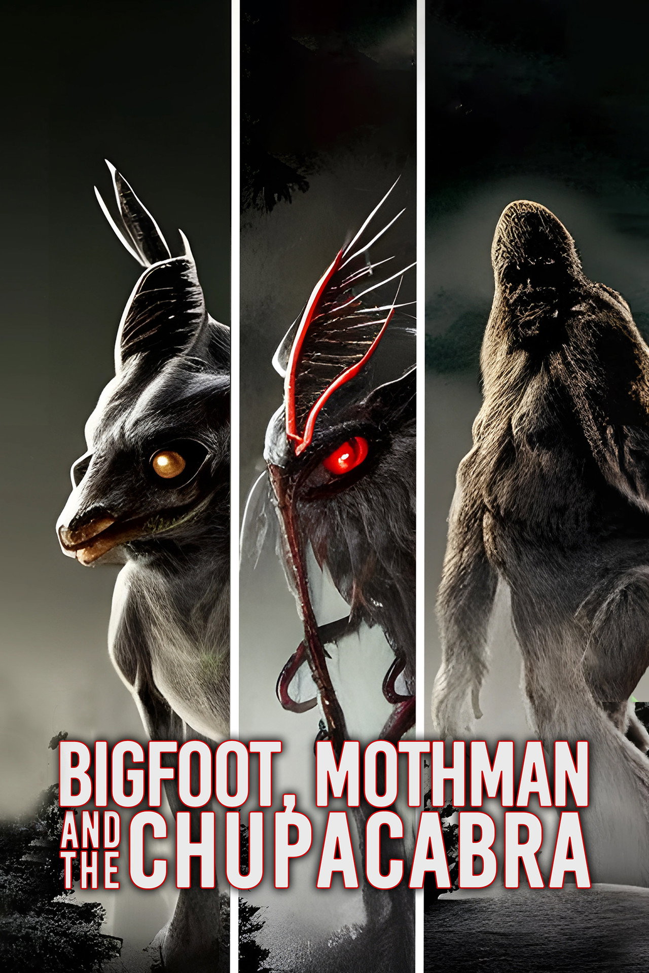 Bigfoot, Mothman and the Chupacabra filmaffisch