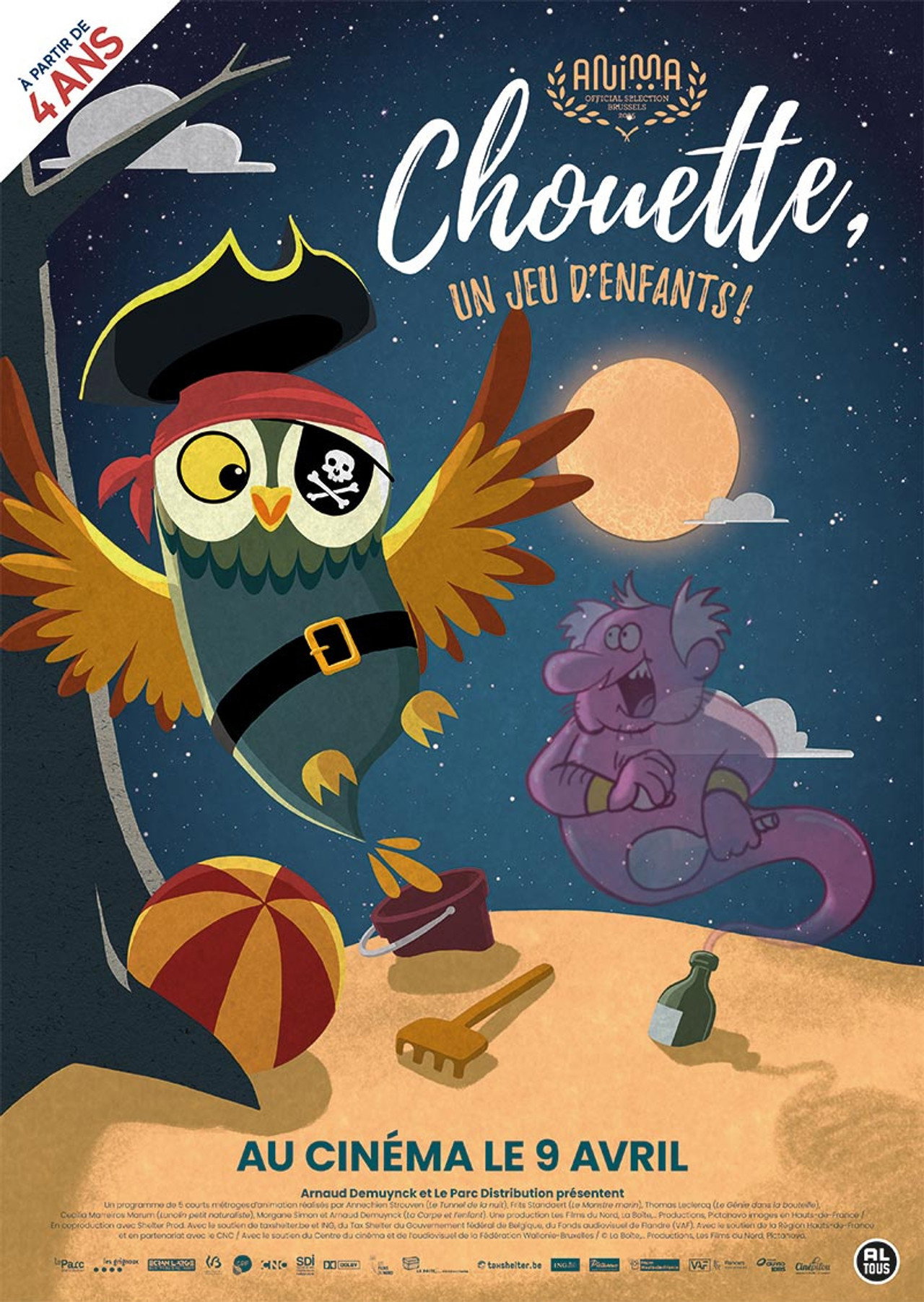 Chouette, un jeu d'enfants filmaffisch