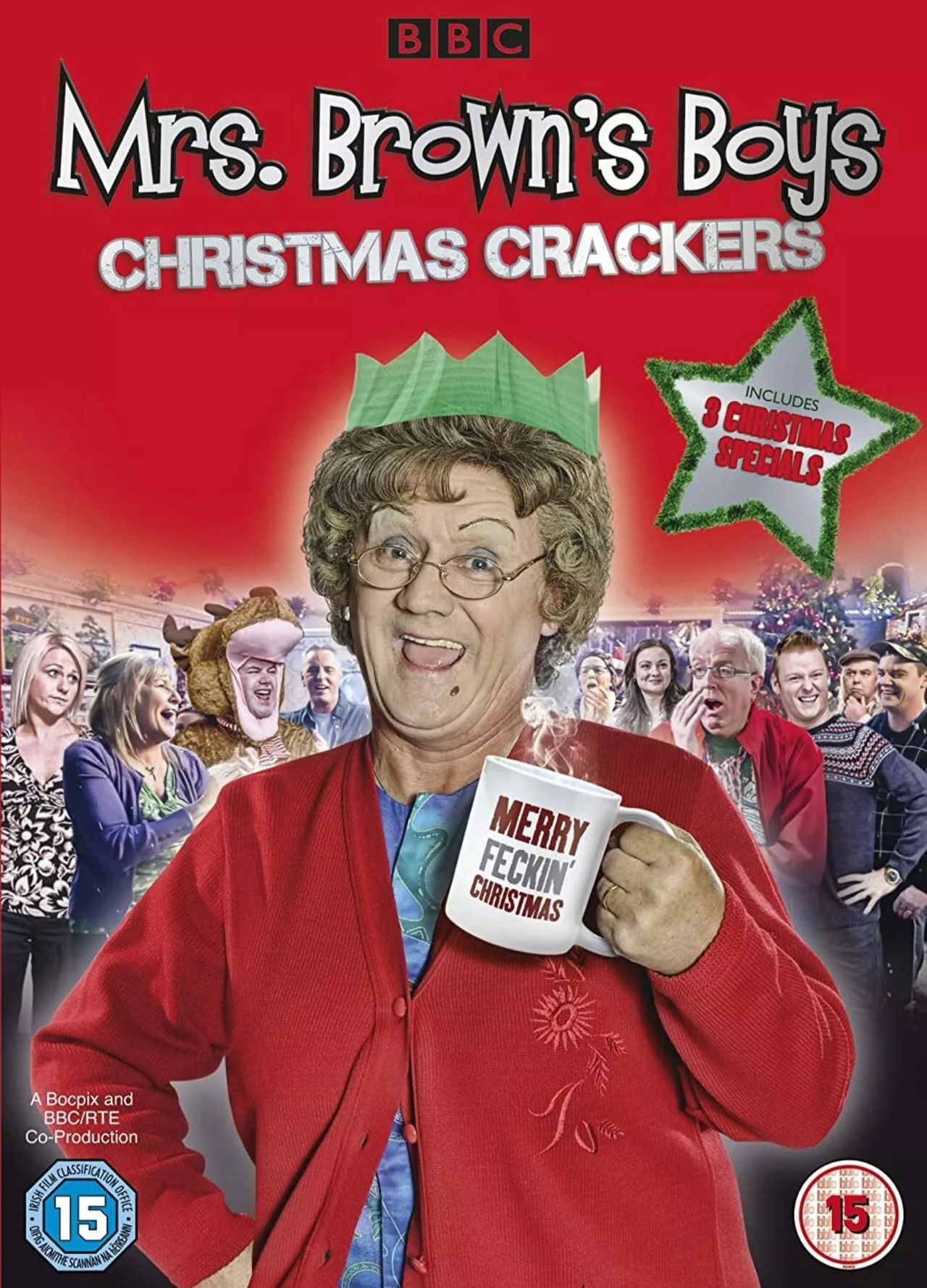 Mrs Brown Boys: Christmas Crackers Backdrop