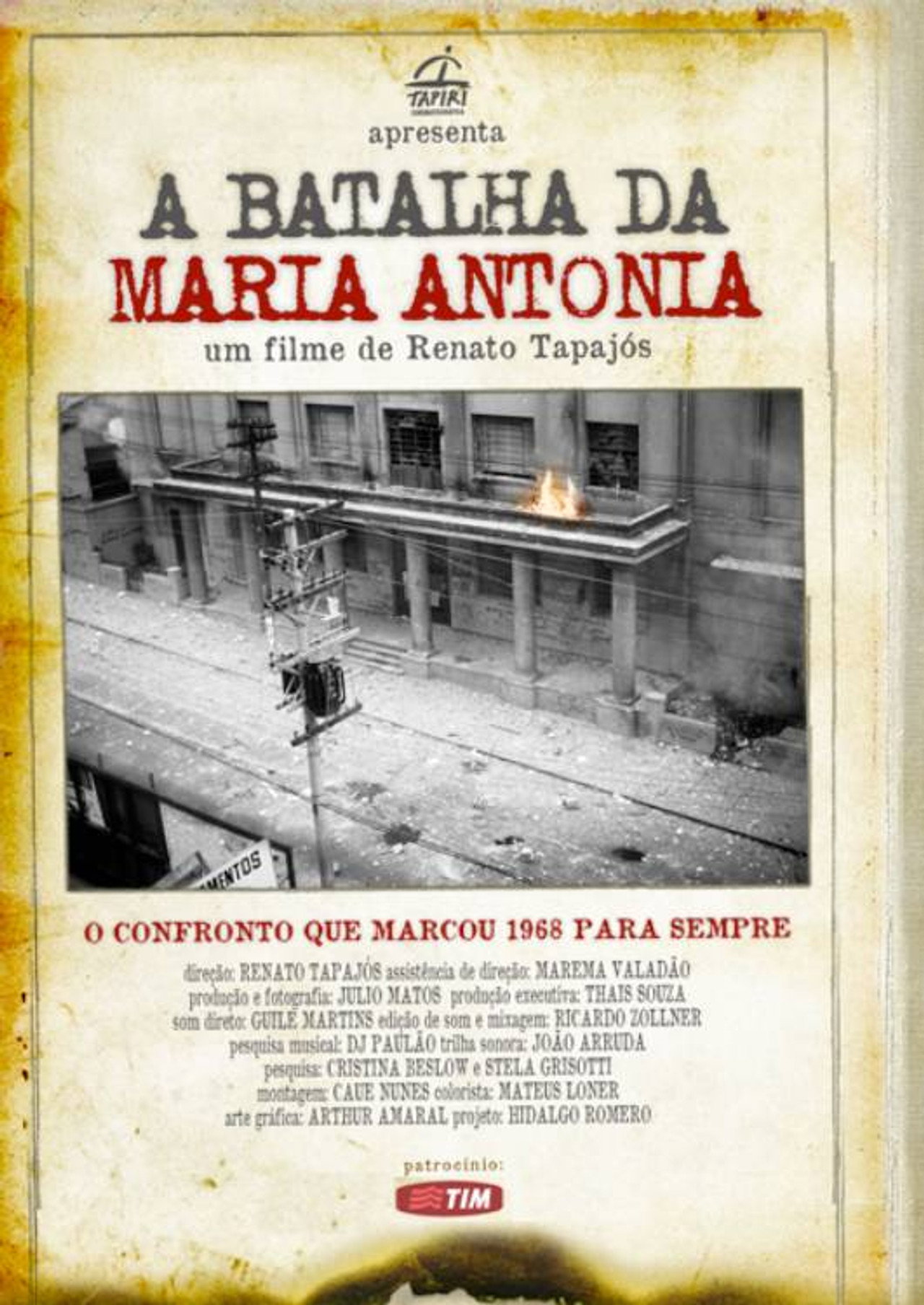 A Batalha da Maria Antônia filmaffisch