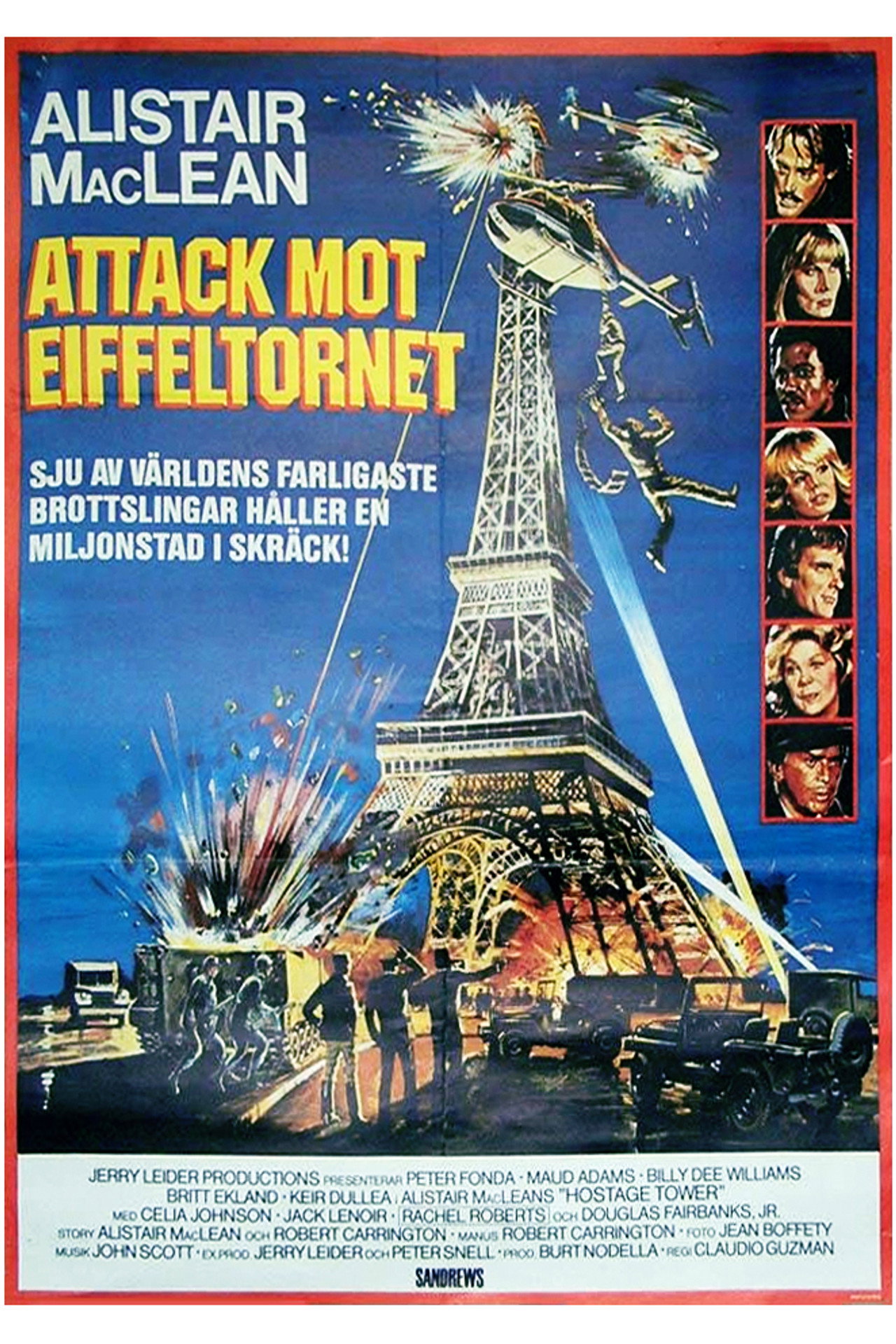 Attack mot Eiffeltornet filmaffisch