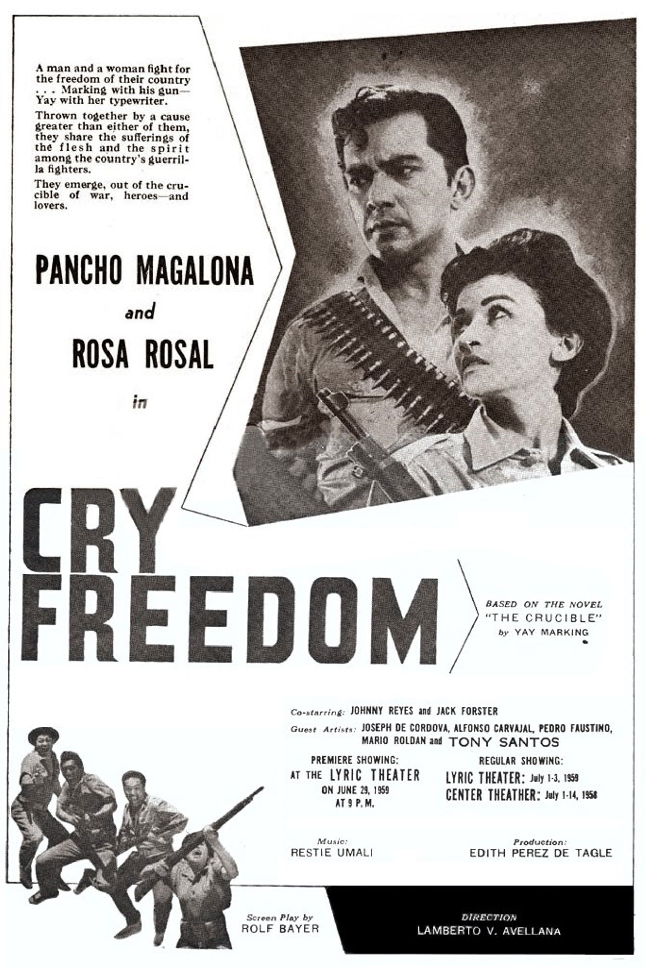 Cry Freedom Backdrop