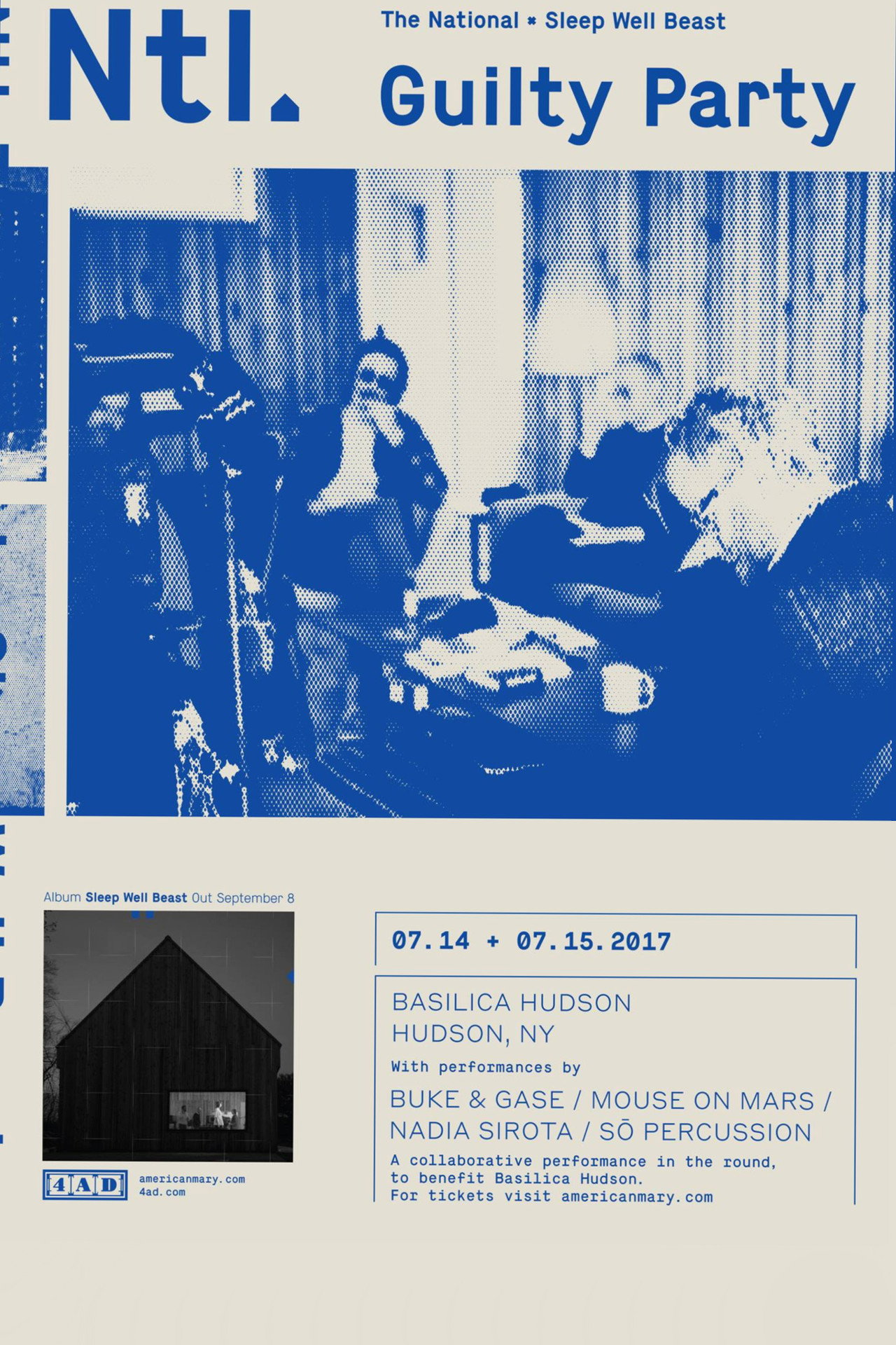 The National - Guilty Party: Basilica Hudson