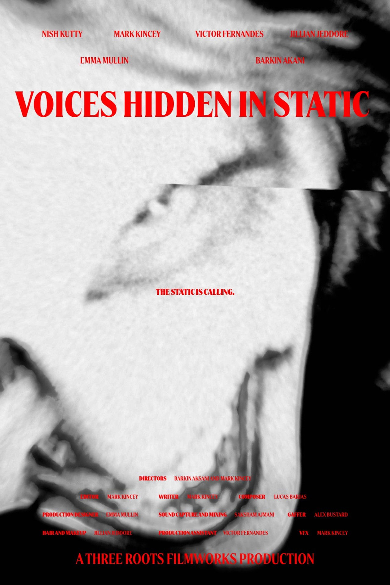 Voices Hidden in Static Backdrop