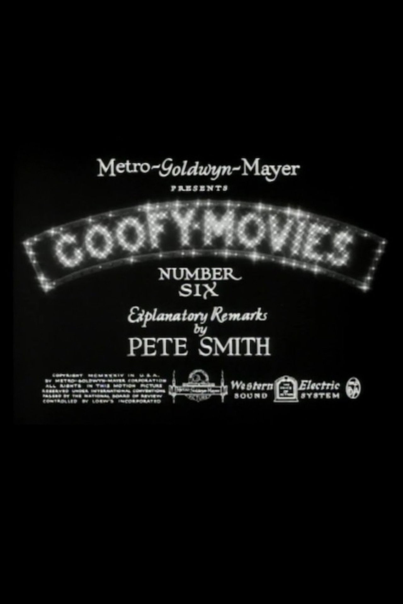 Goofy Movies Number Six Backdrop