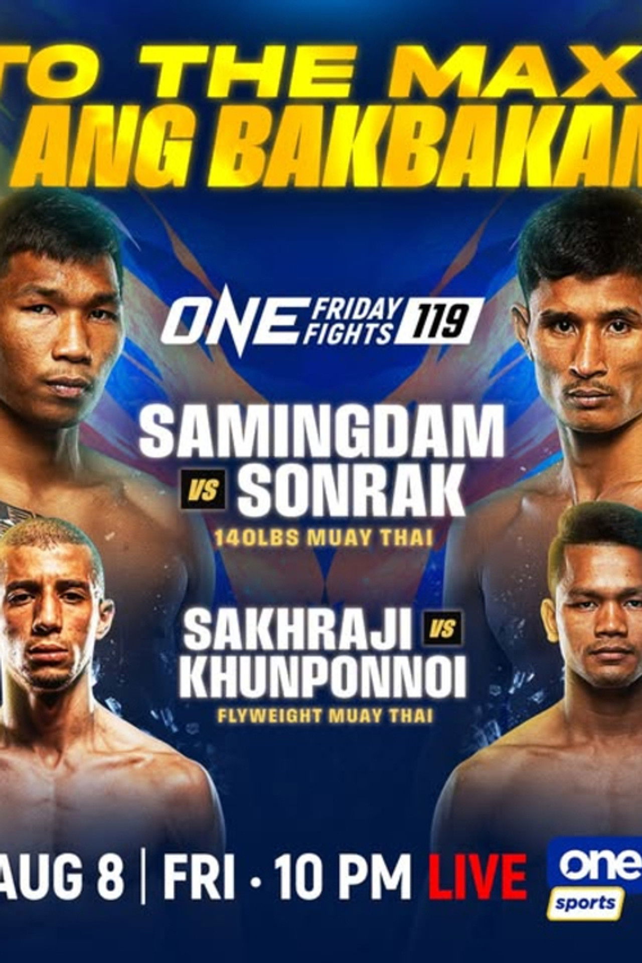 ONE Friday Fights 119: Samingdam vs. Sonrak Backdrop