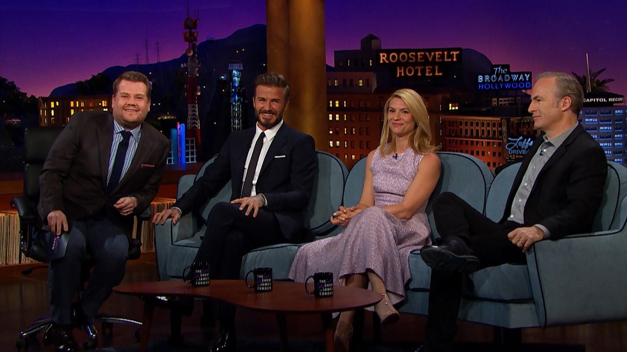 The Late Late Show with James Corden - Season 1 Episode 4 : David Beckham, Claire Danes, Bob Odenkirk