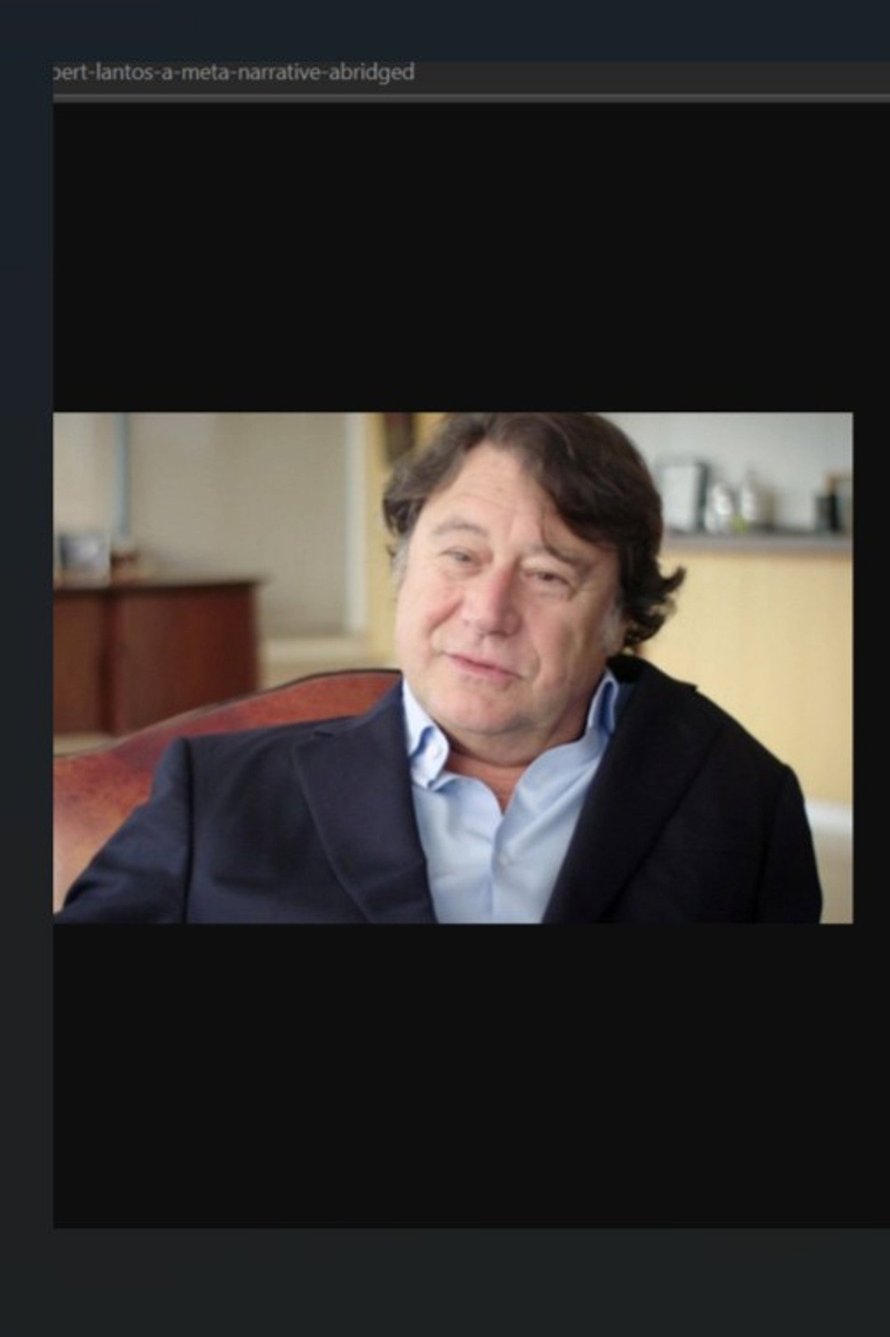 Robert Lantos: A Meta Narrative, Abridged filmaffisch