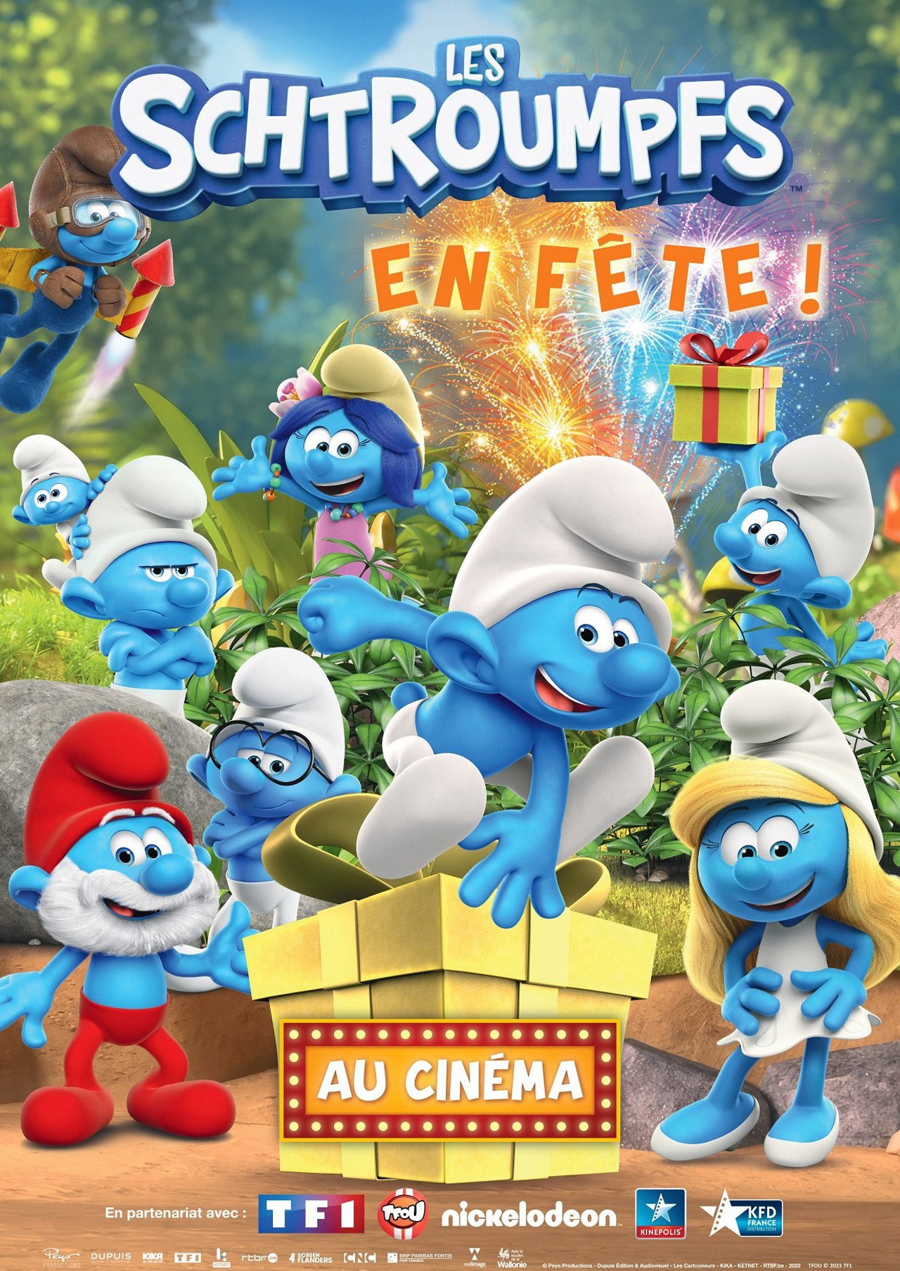 Les Schtroumpfs en fête filmaffisch