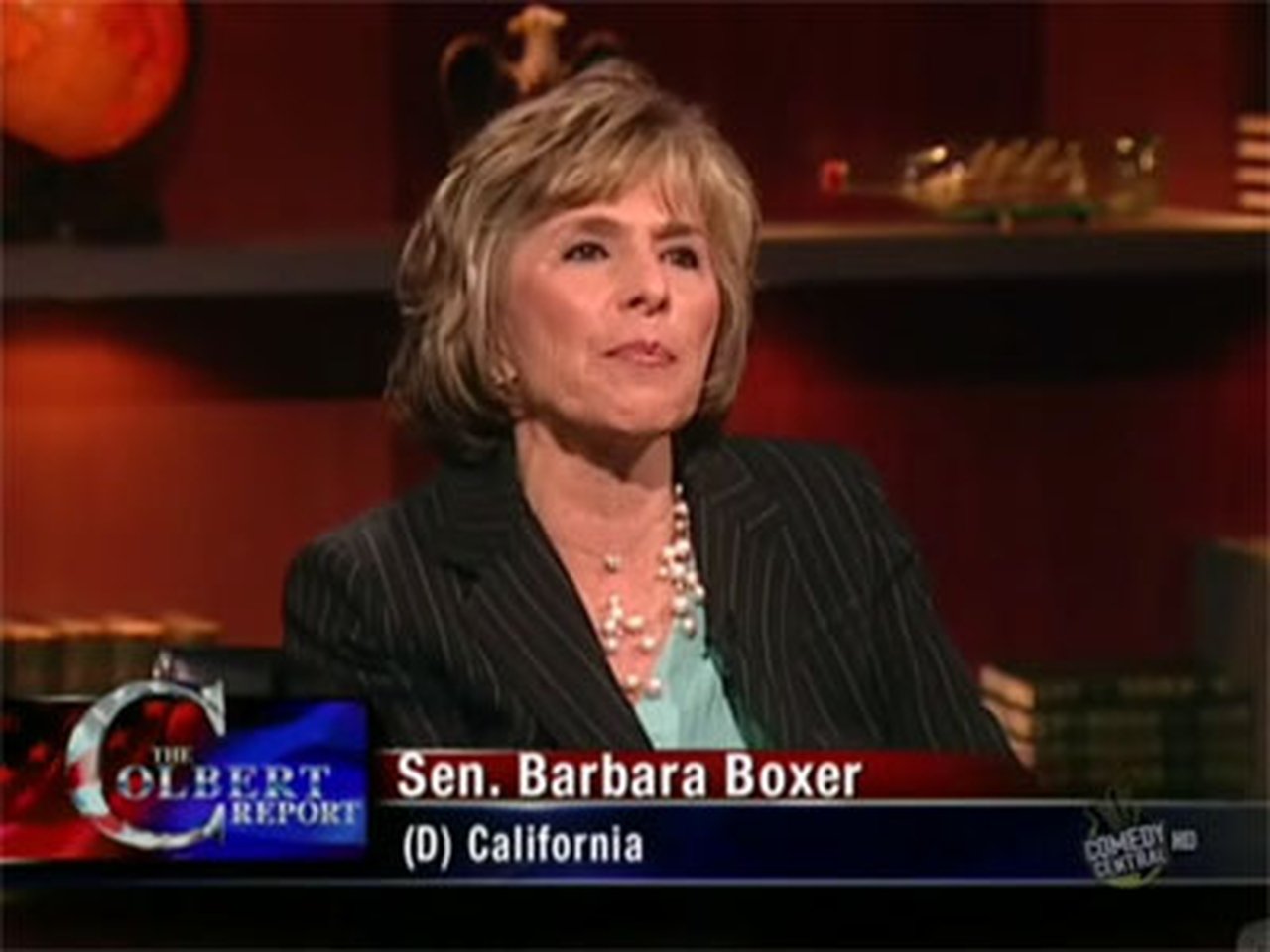 The Colbert Report - Season 5 Episode 108 : Sen. Barbara Boxer