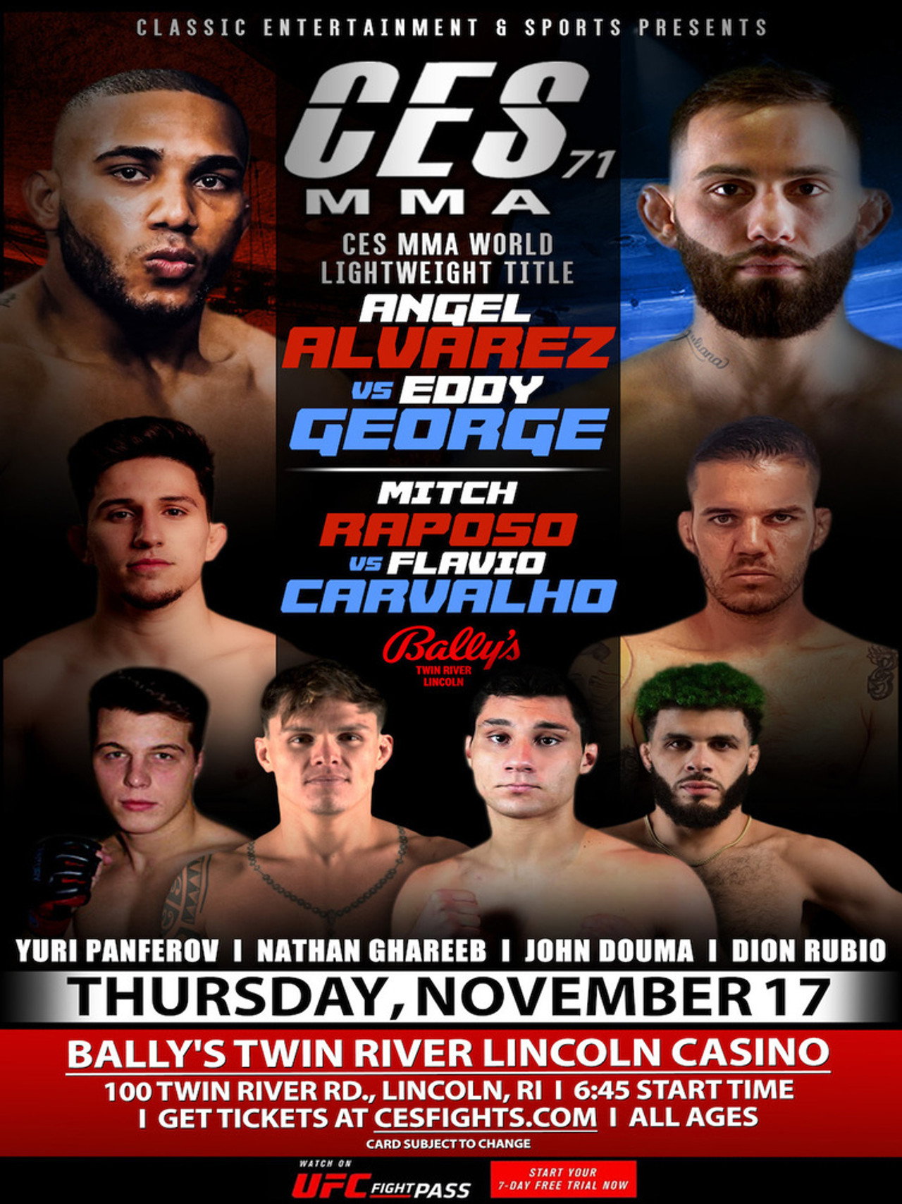 CES MMA 71 Backdrop