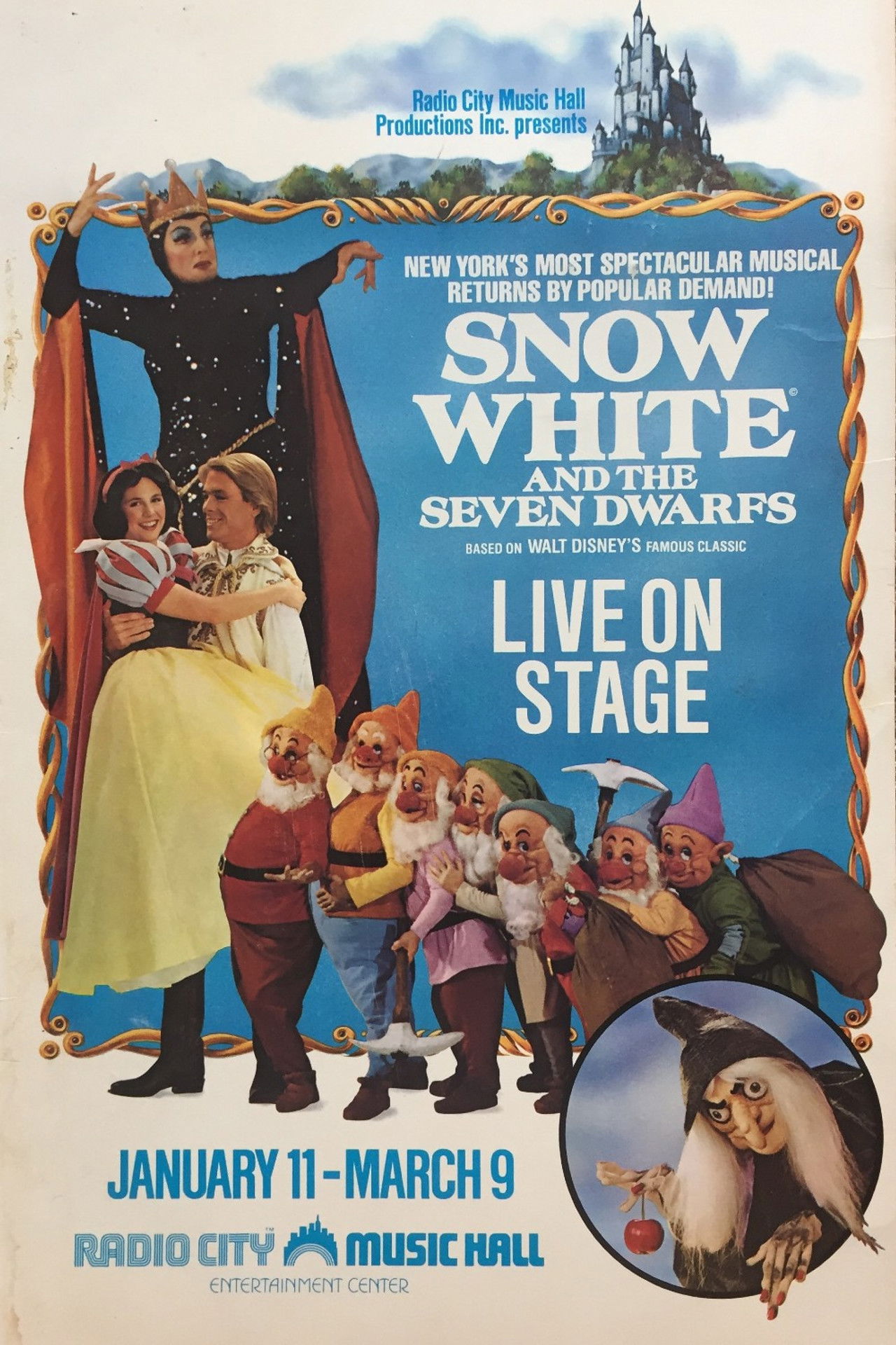 Snow White Live Backdrop