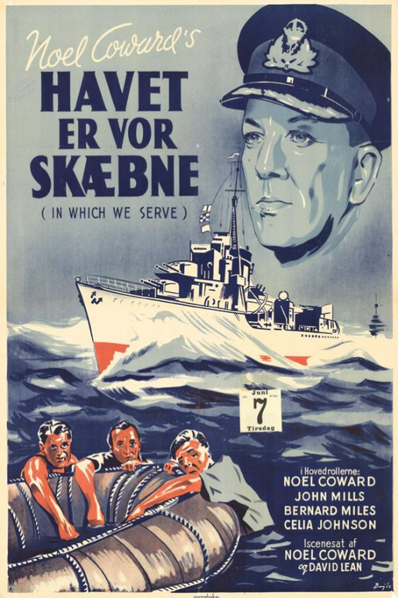 In Which We Serve filmaffisch