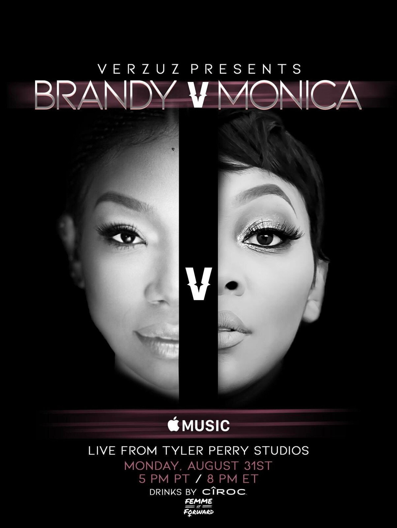 VERZUZ: Brandy vs. Monica Backdrop
