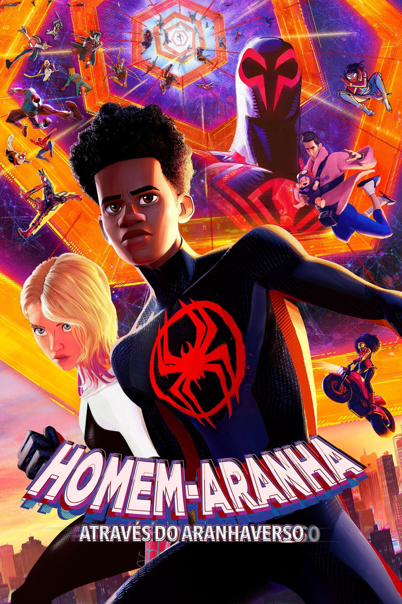 Pôster de Homem-Aranha: Através do Aranhaverso