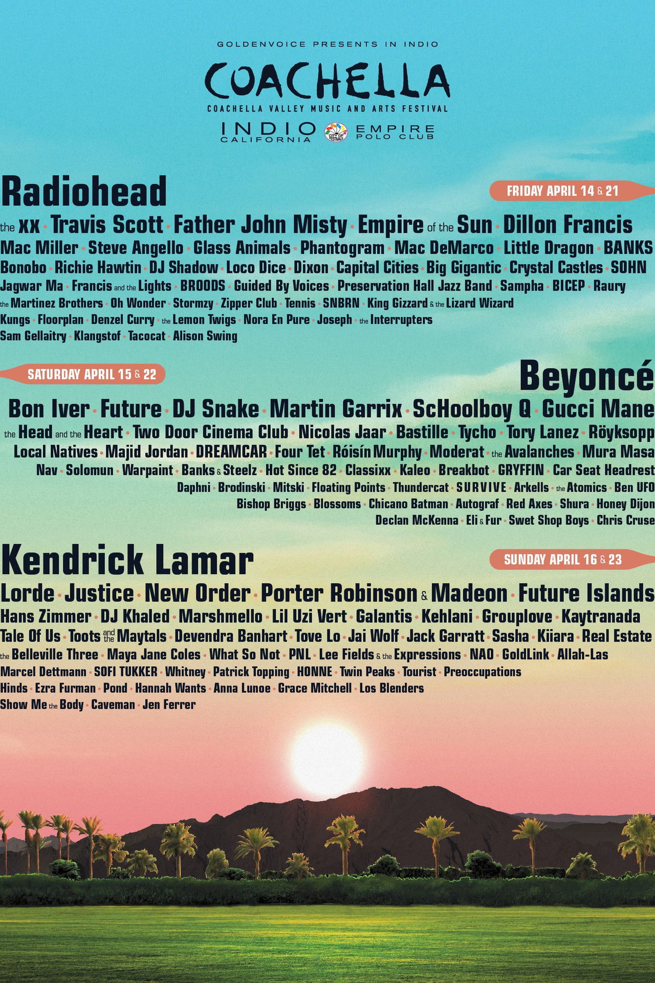 Justice: Live at Coachella Festival 2017 Backdrop