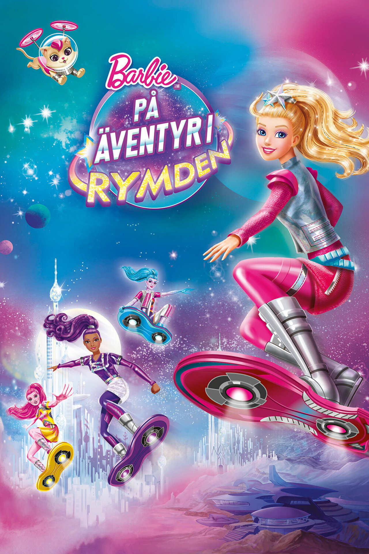 Barbie På Äventyr I Rymden filmaffisch