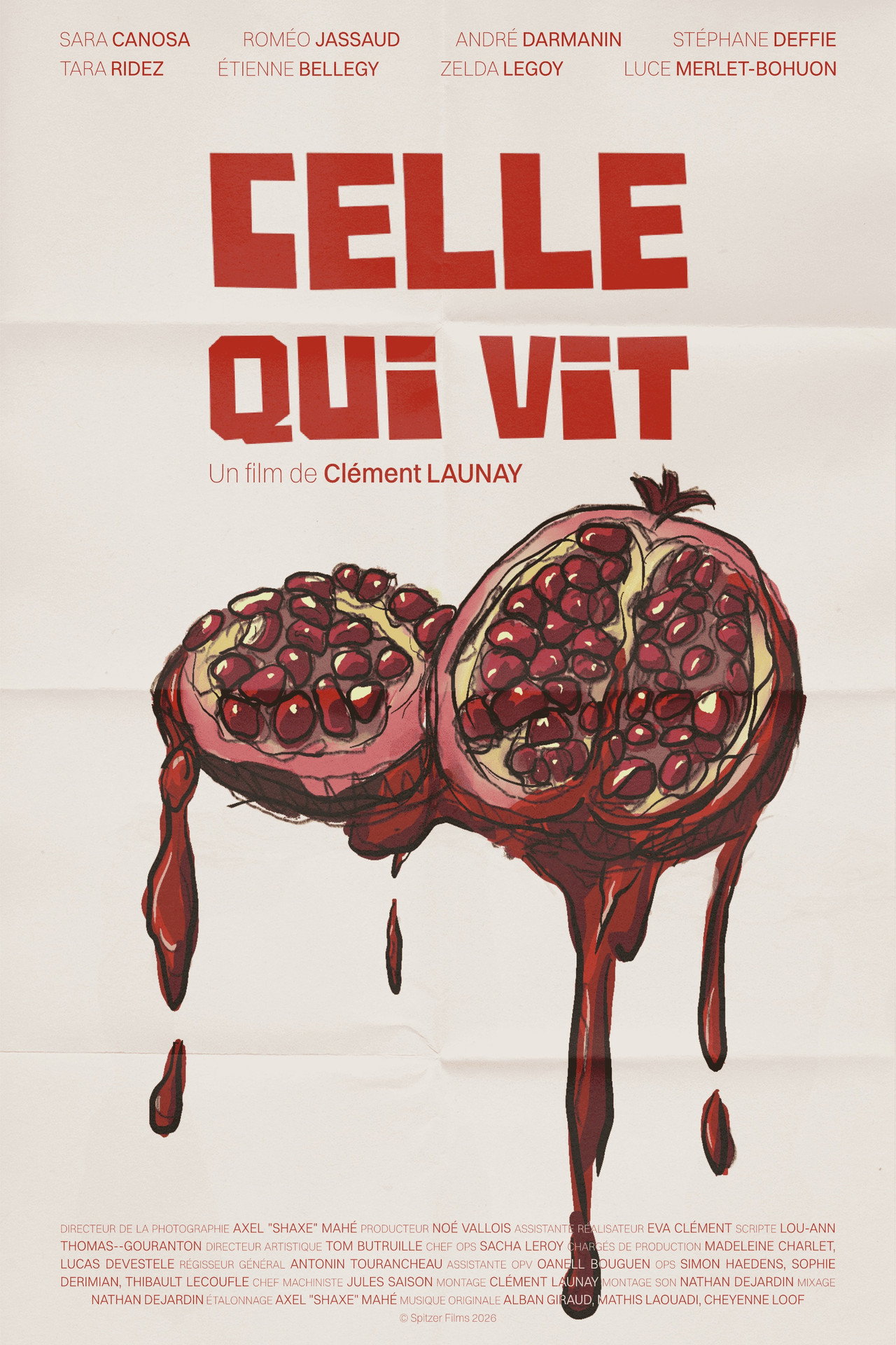 Celle qui vit poster