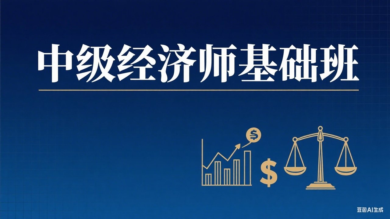 中级经济师：经济基础 - Season 1 Episode 1 : Episode 1