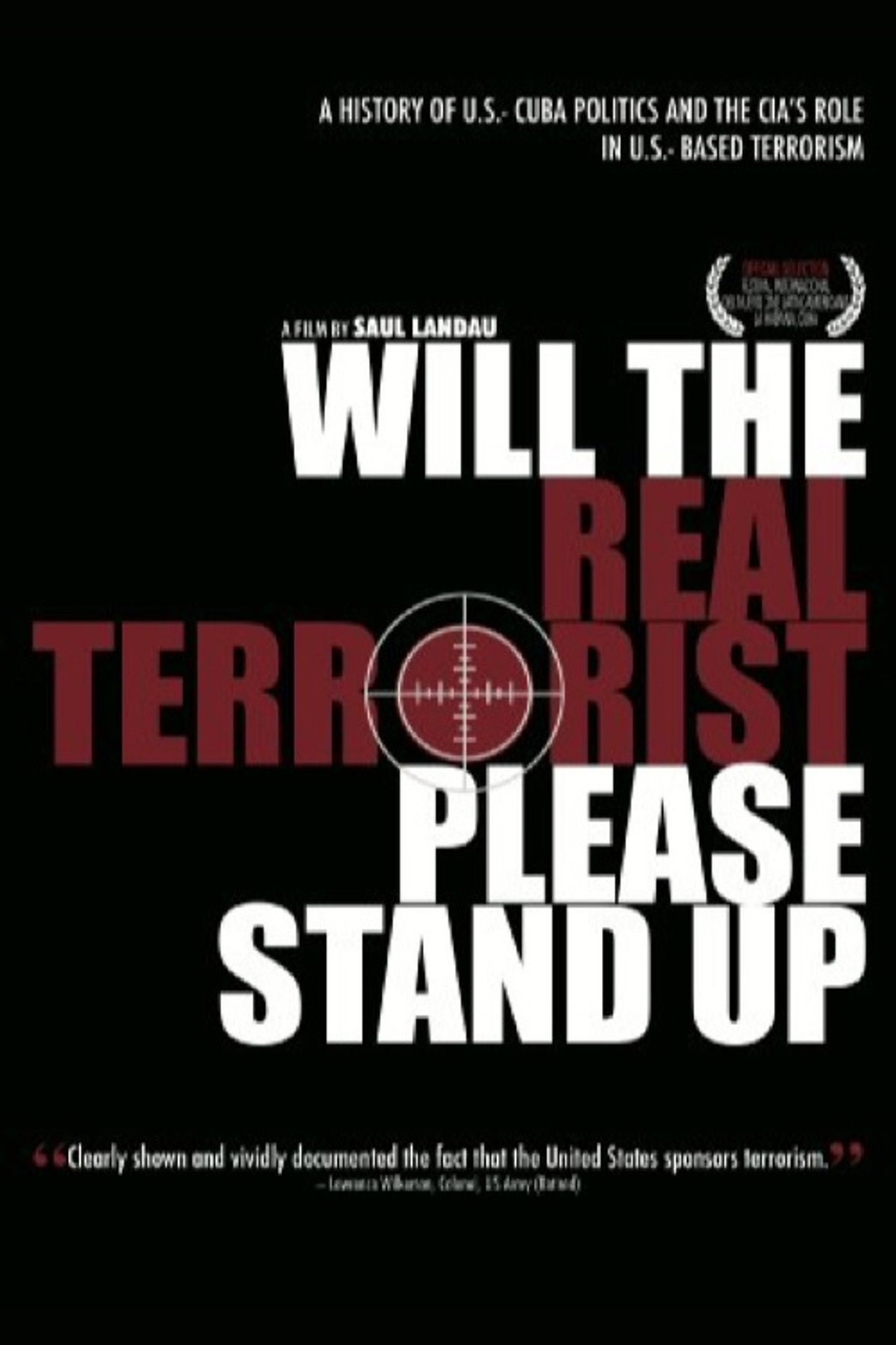 Will the Real Terrorist Please Stand Up filmaffisch