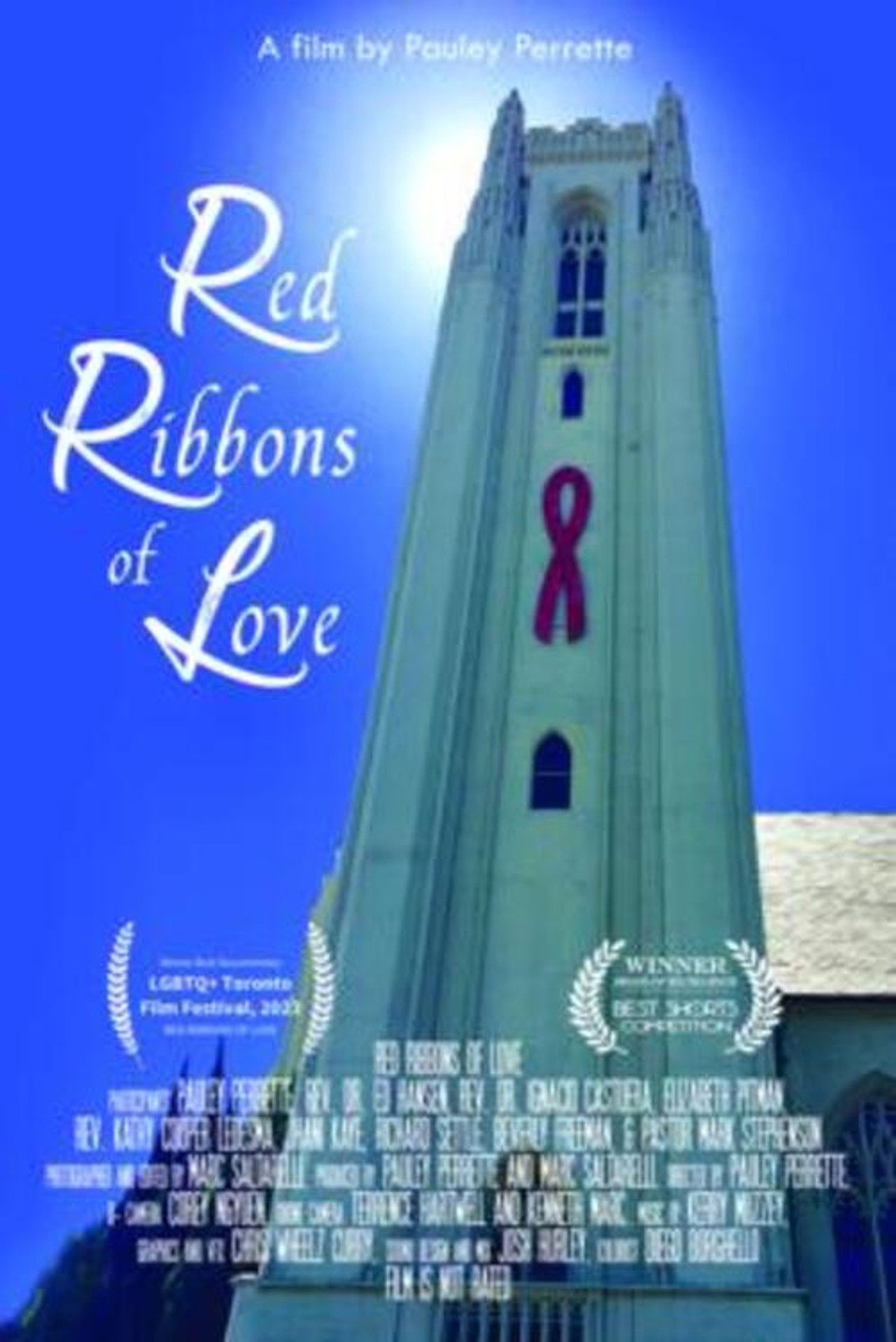 Banner Red Ribbons of Love