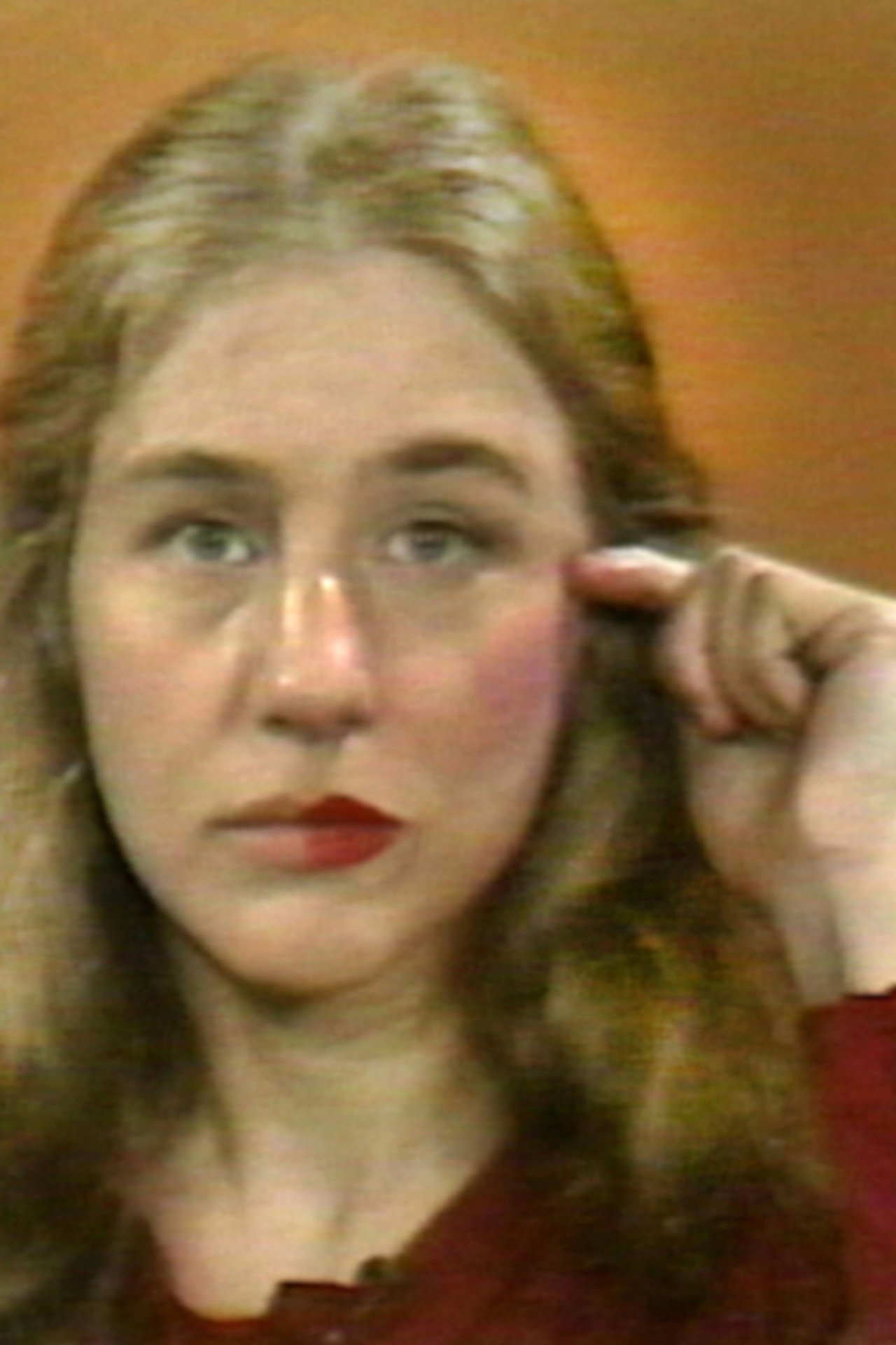 Martha Rosler Reads "Vogue" Backdrop
