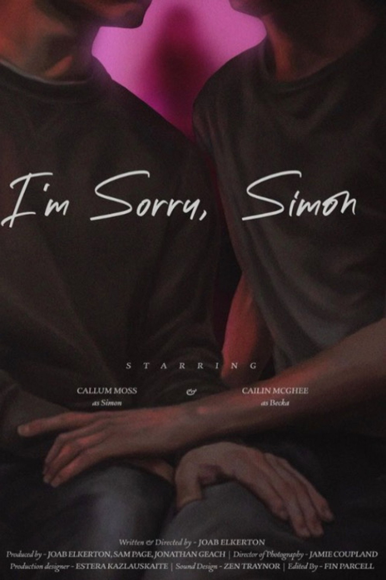 I'm Sorry Simon Backdrop