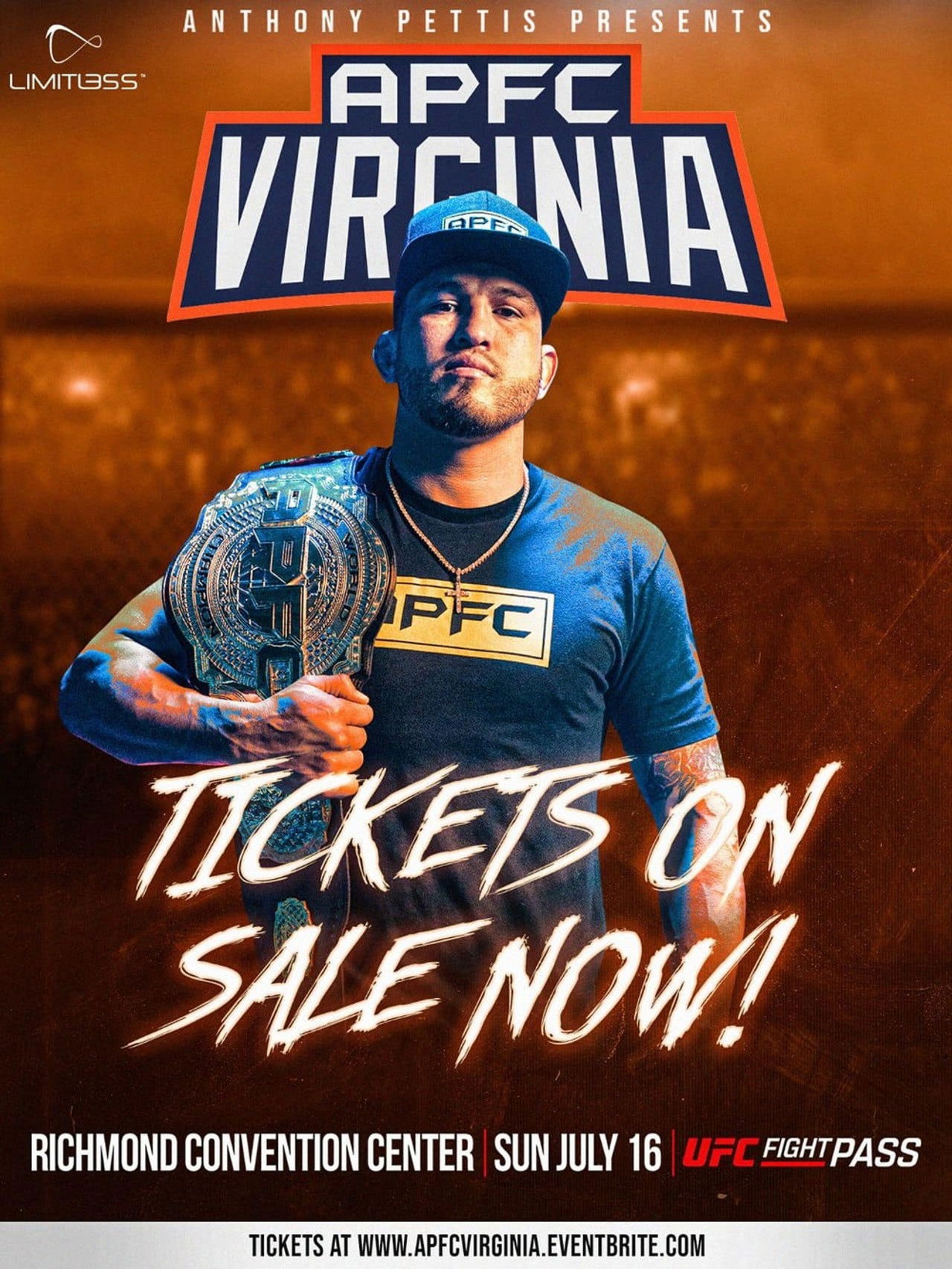 Anthony Pettis FC 6: Virginia Fight Night Backdrop