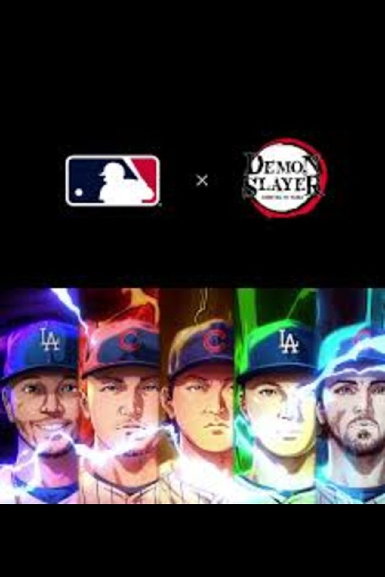 MLB x Demon Slayer Backdrop