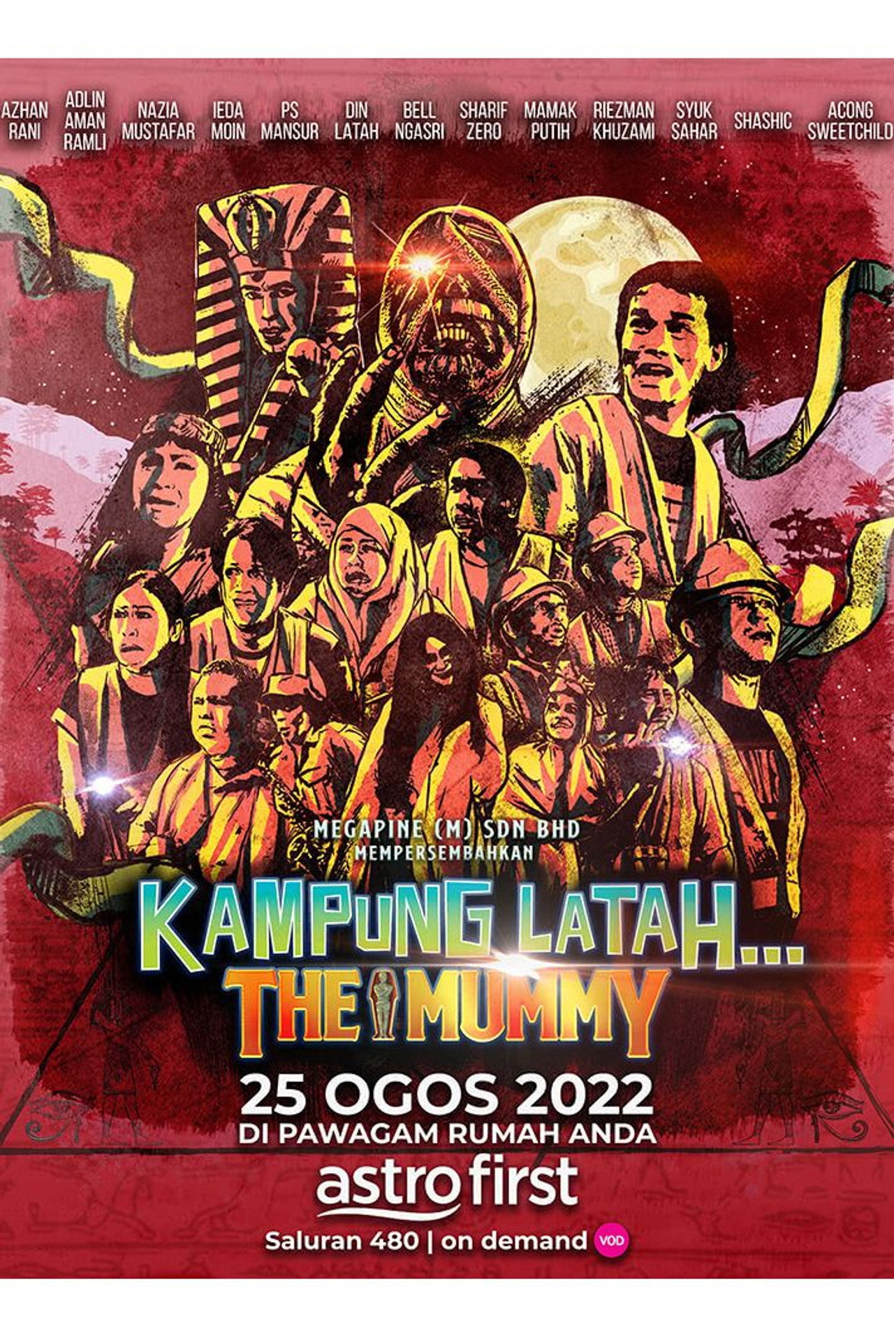 Kampung Latah… The Mummy filmaffisch