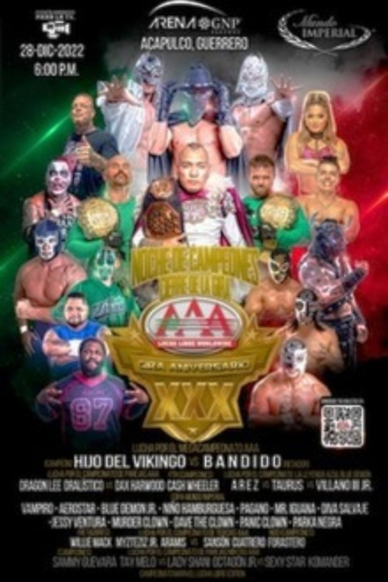 AAA Gira Aniversario XXX - Noche De Campeones