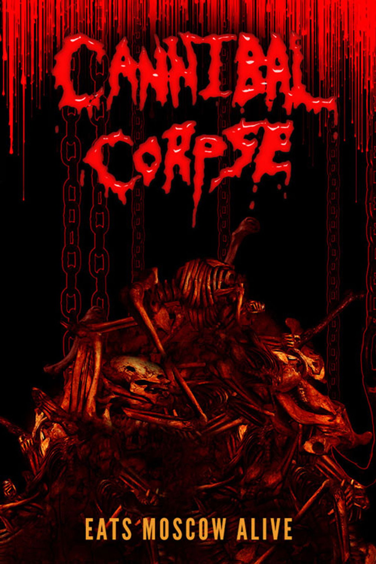 Cannibal Corpse Eats Moscow Alive Backdrop
