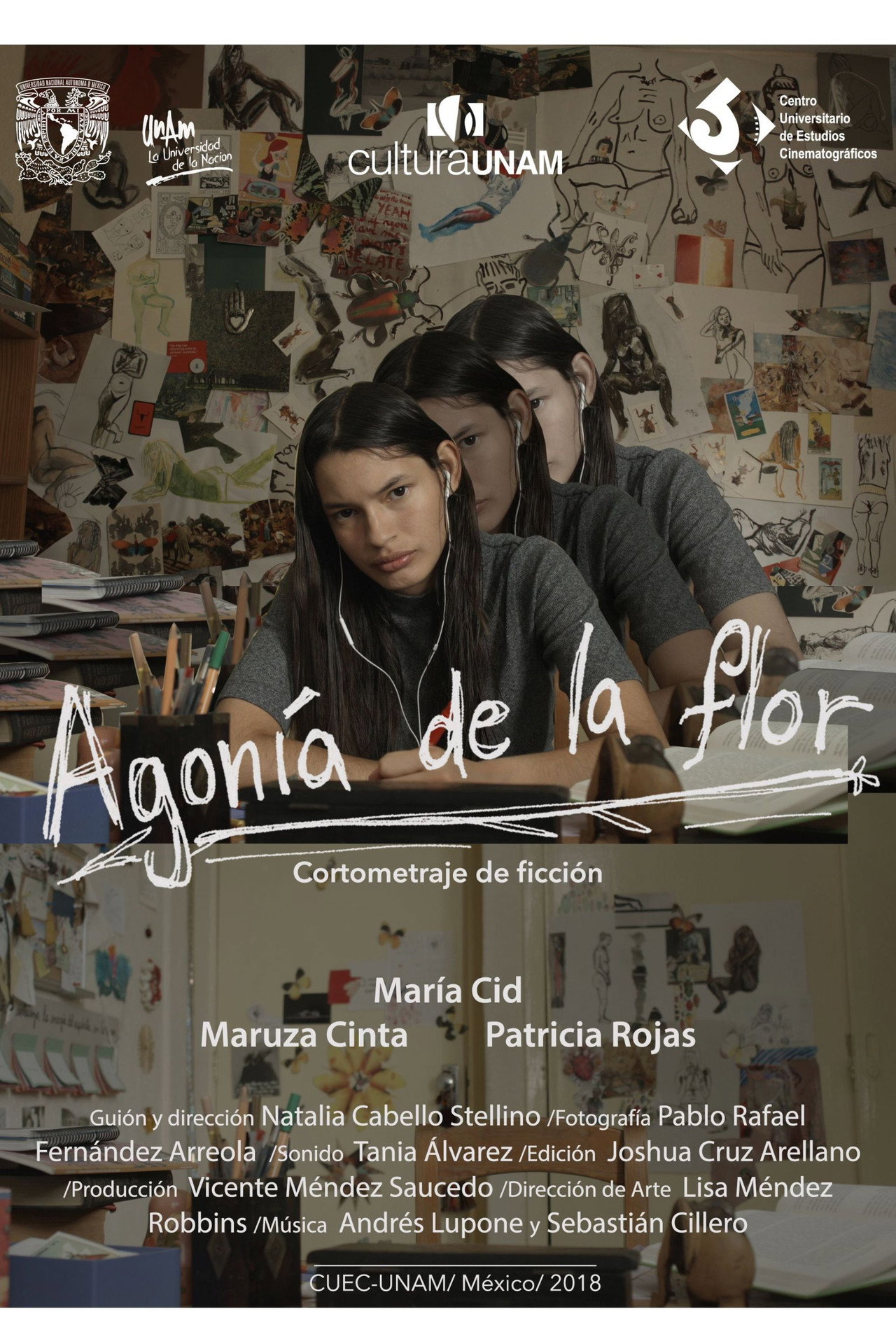 Agonía de la flor filmaffisch