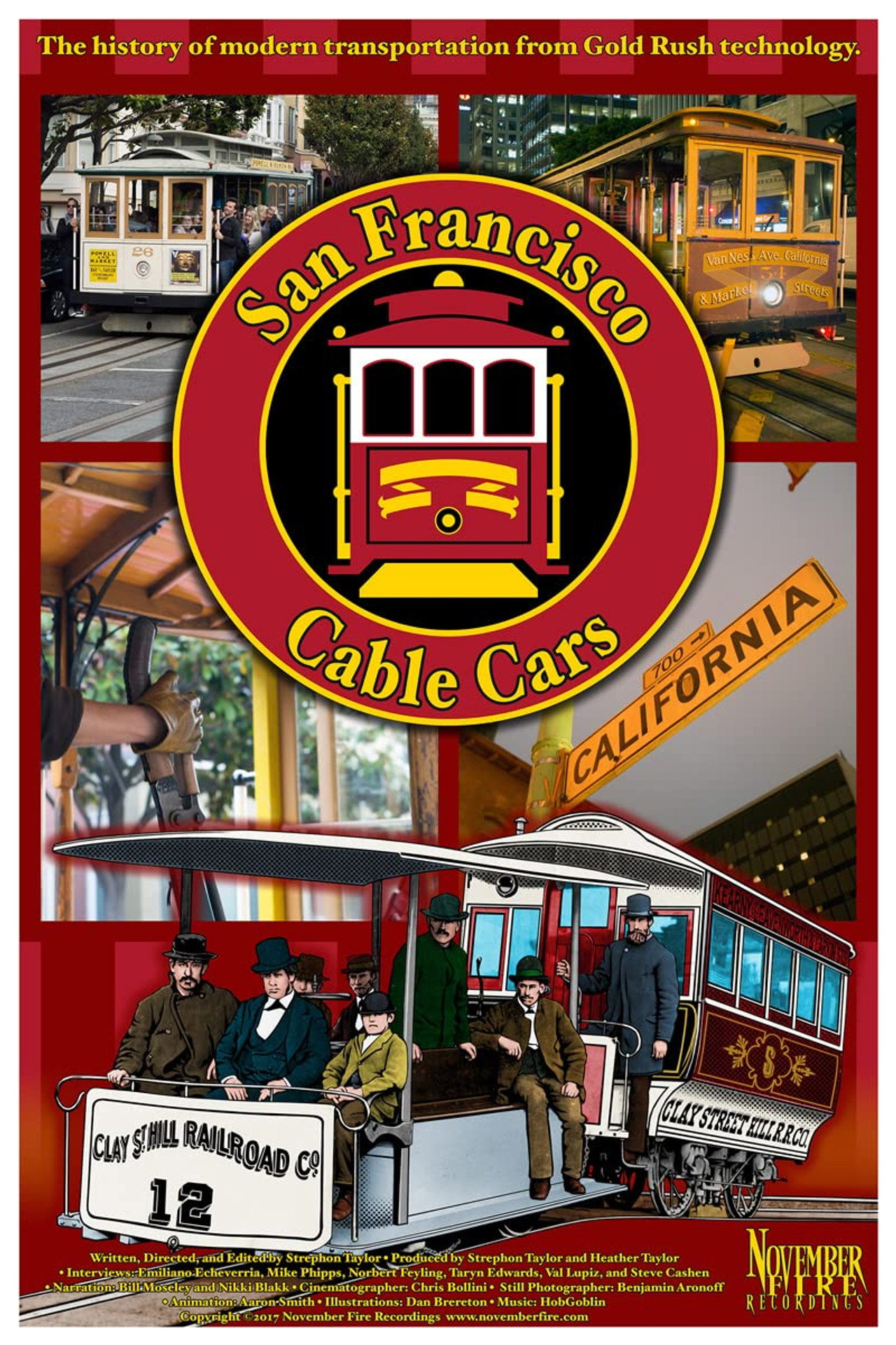 San Francisco Cable Cars filmaffisch