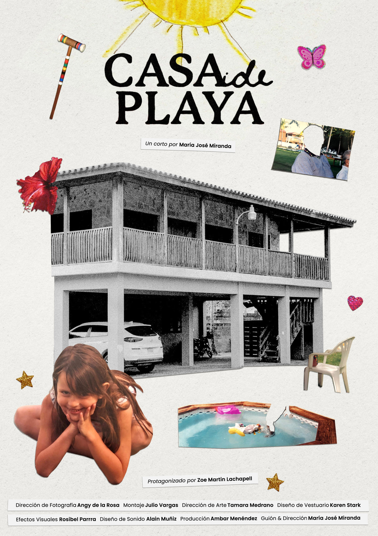 Casa de Playa Backdrop