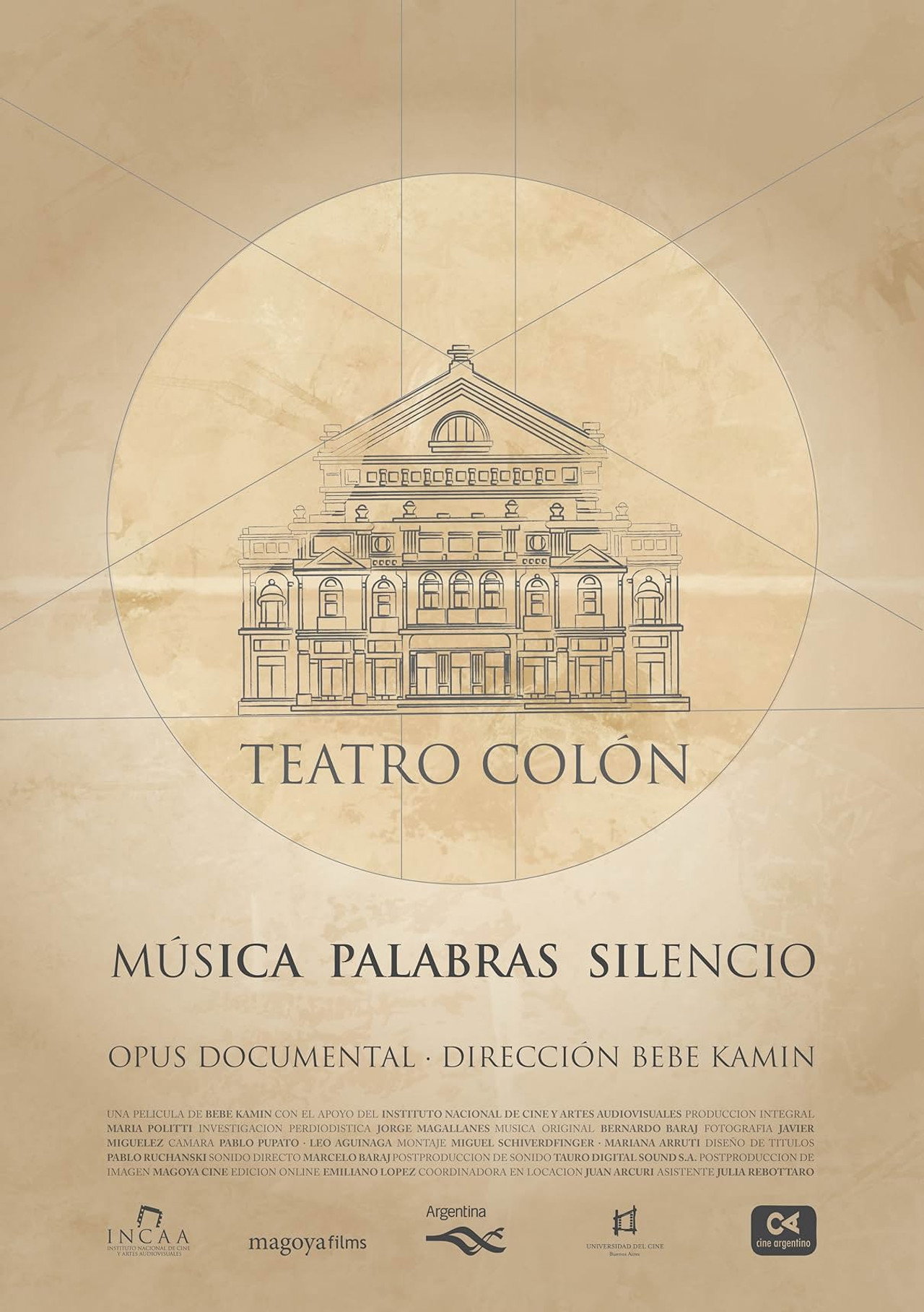 Teatro Colón: Música Palabras Silencio filmaffisch