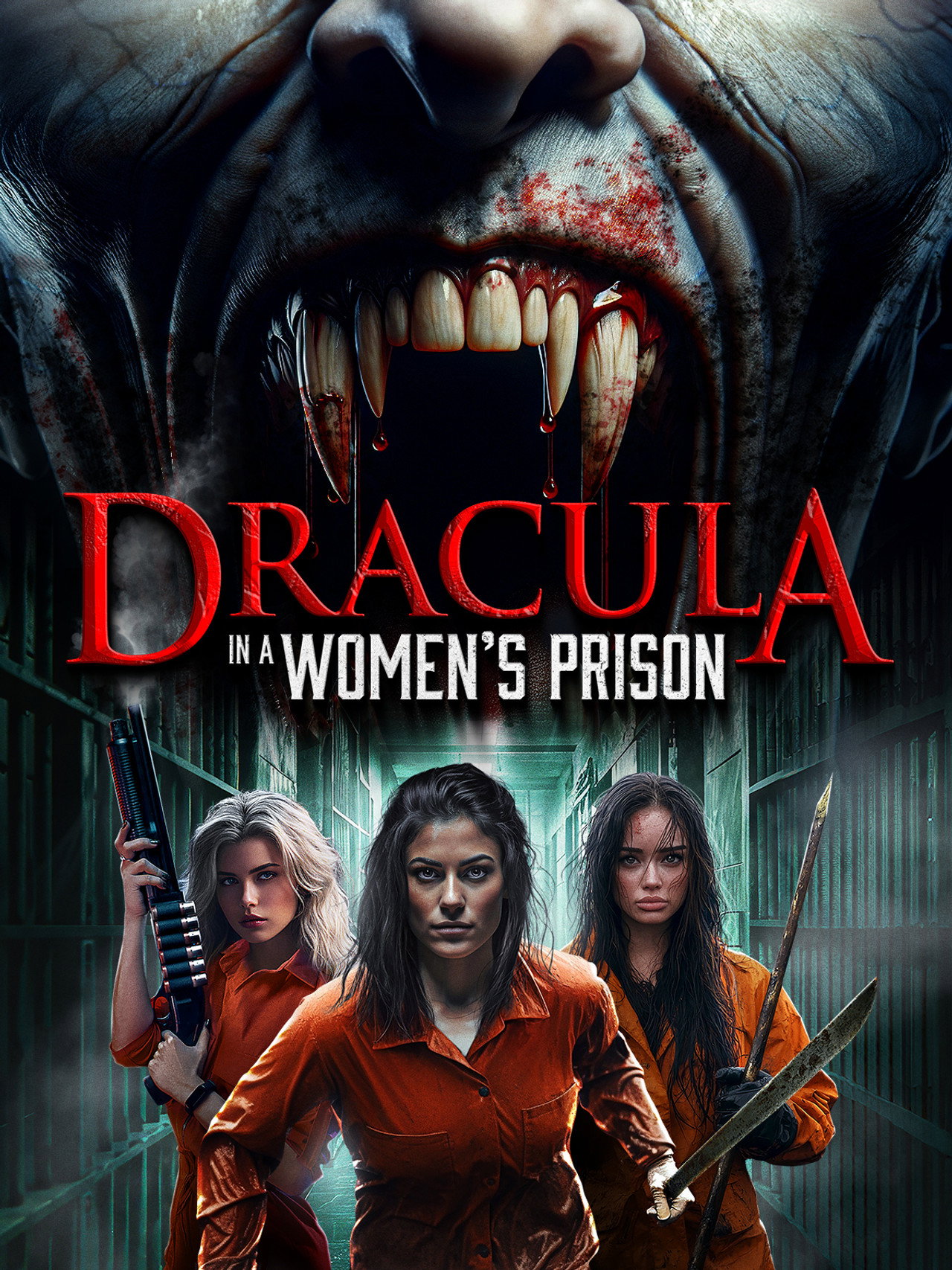 Dracula in a Women's Prison Backdrop