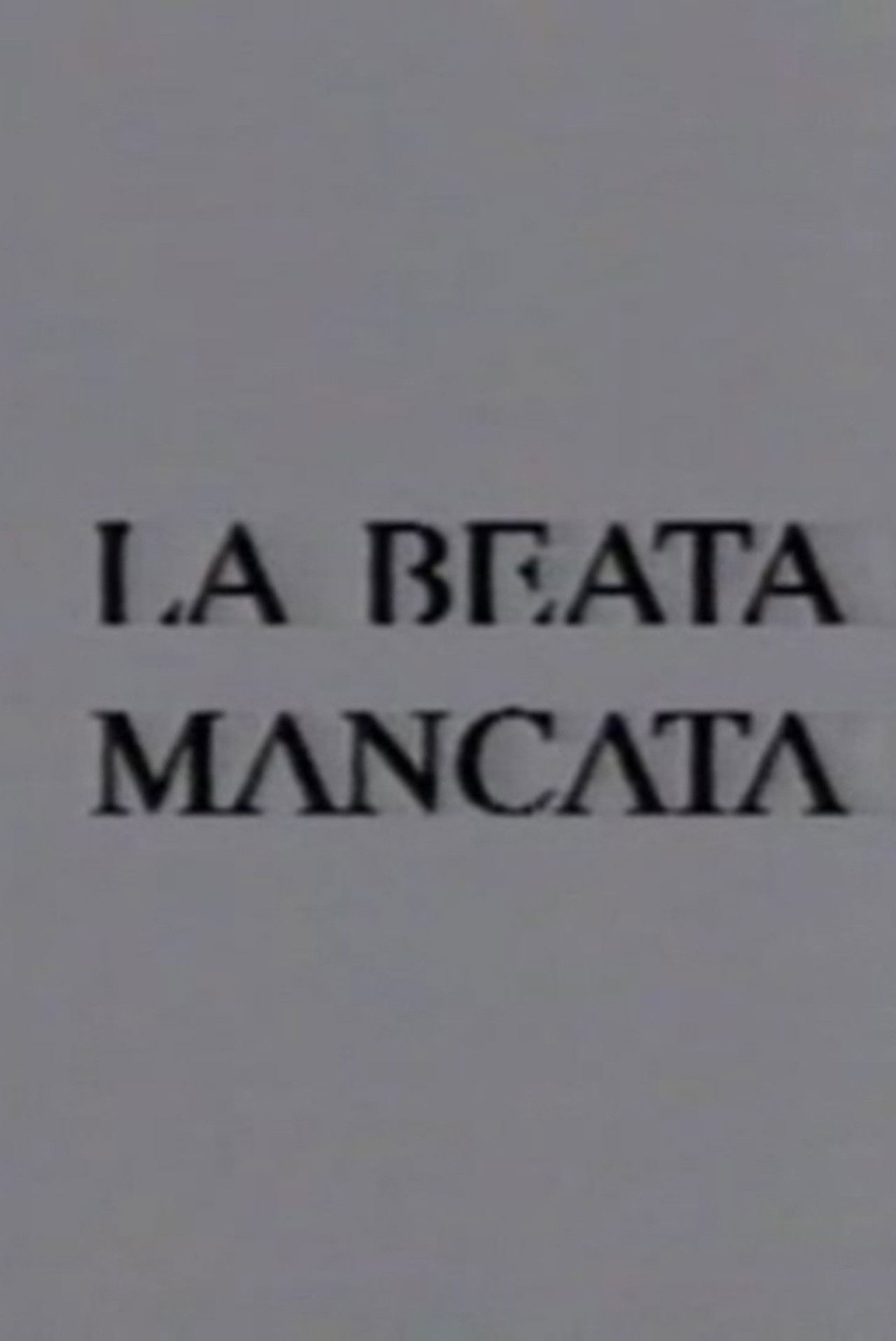 La beata mancata Backdrop