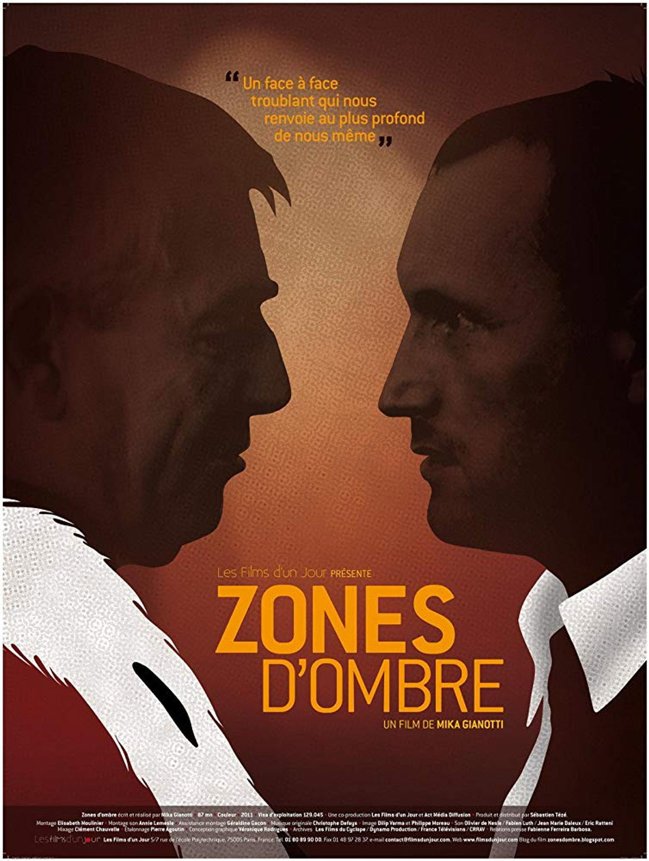 Zones d'ombre filmaffisch