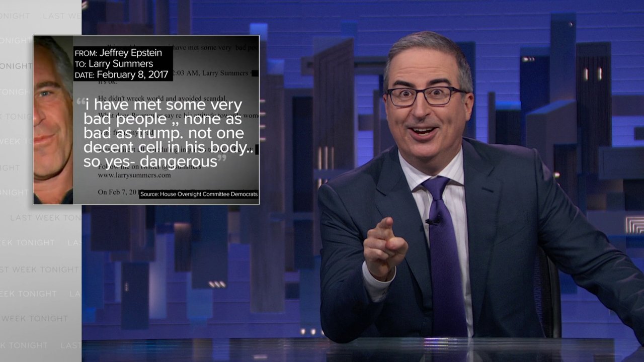Last Week Tonight with John Oliver - Season 12 Episode 30 : November 16, 2025