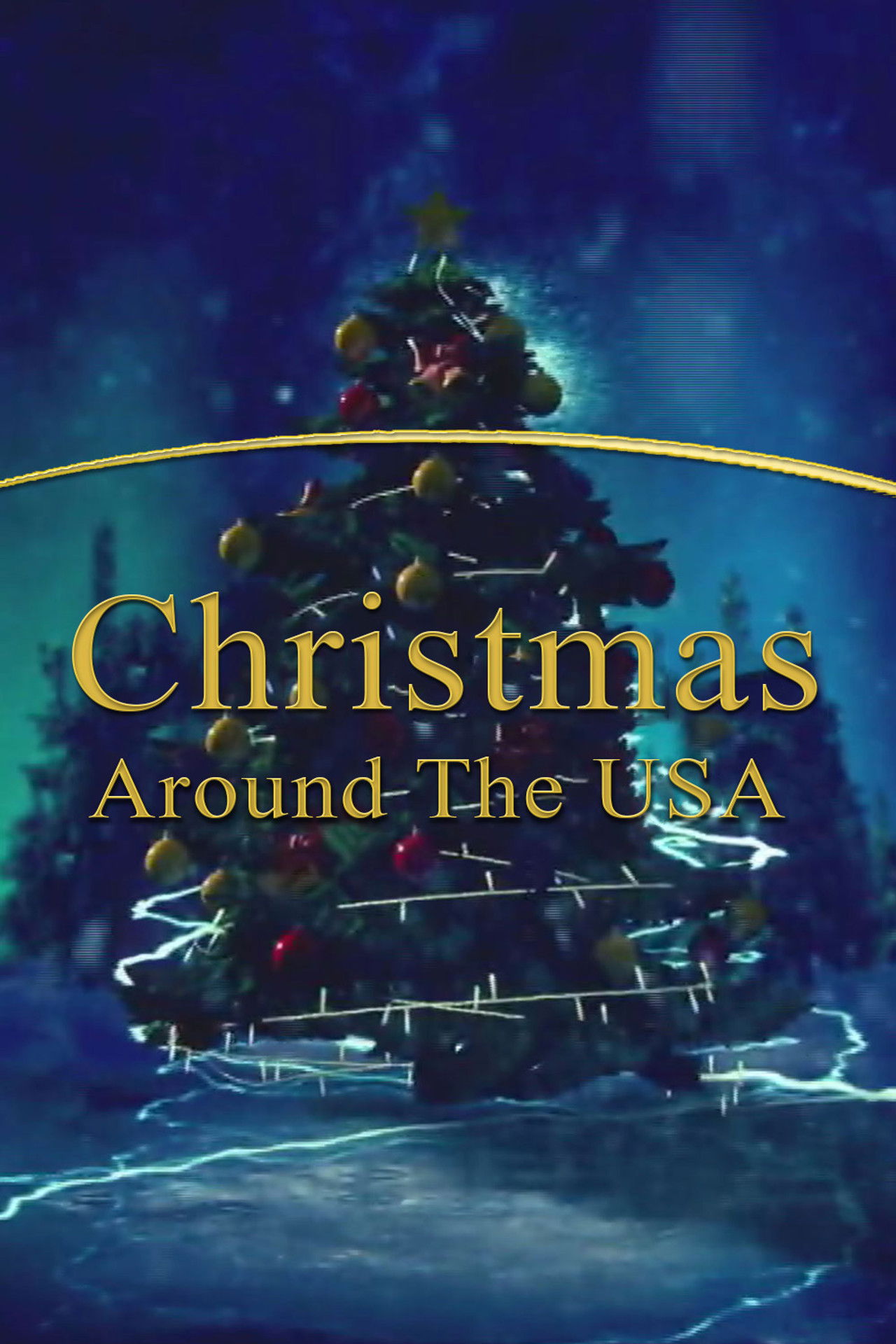 Christmas Around the USA Backdrop