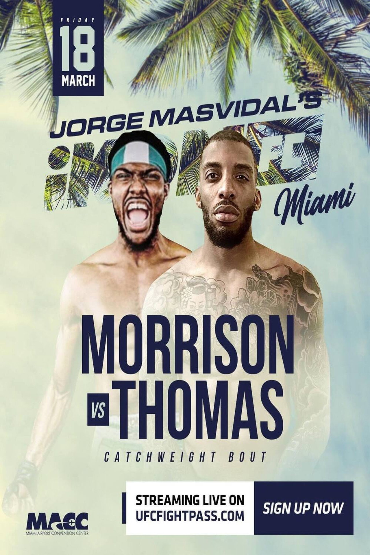Jorge Masvidal's iKON FC 2: Dumas vs. Highbaugh Backdrop