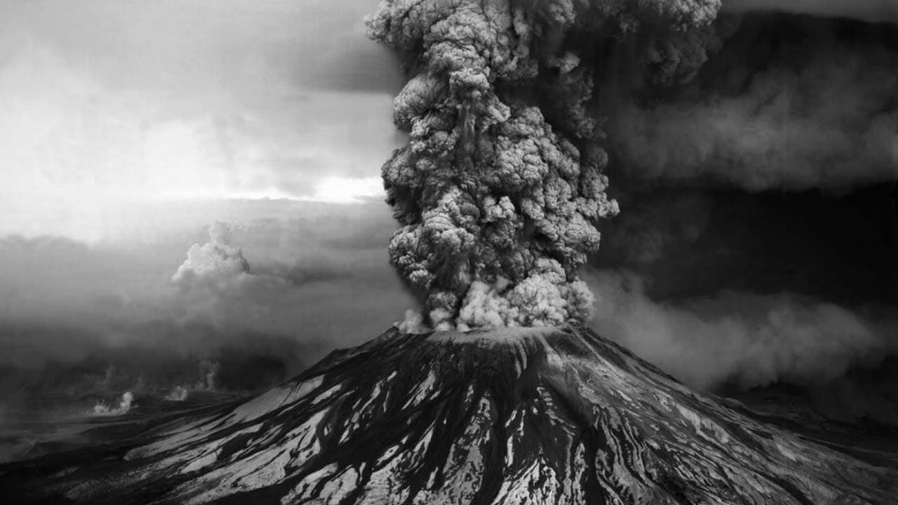 Scen från The Eruption of Mount St. Helens!
