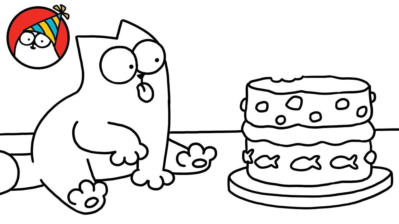 Simon's Cat — Purrthday Cake
