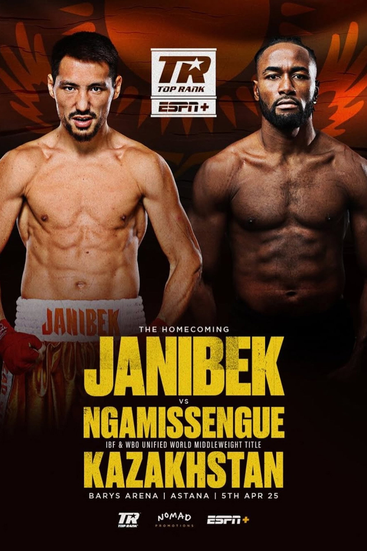 Janibek Alimkhanuly vs. Anauel Ngamissengue filmaffisch