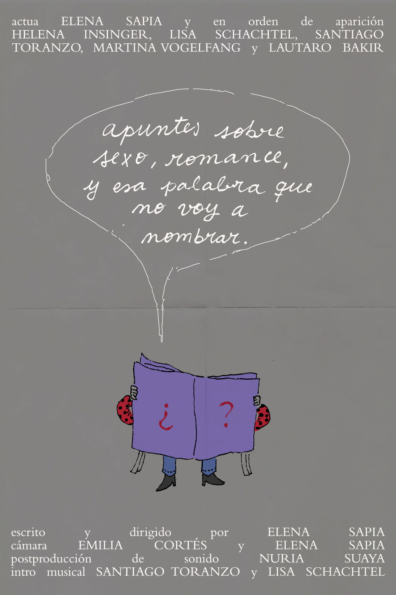 Apuntes sobre sexo, romance, y esa palabra que no voy a nombrar. Backdrop