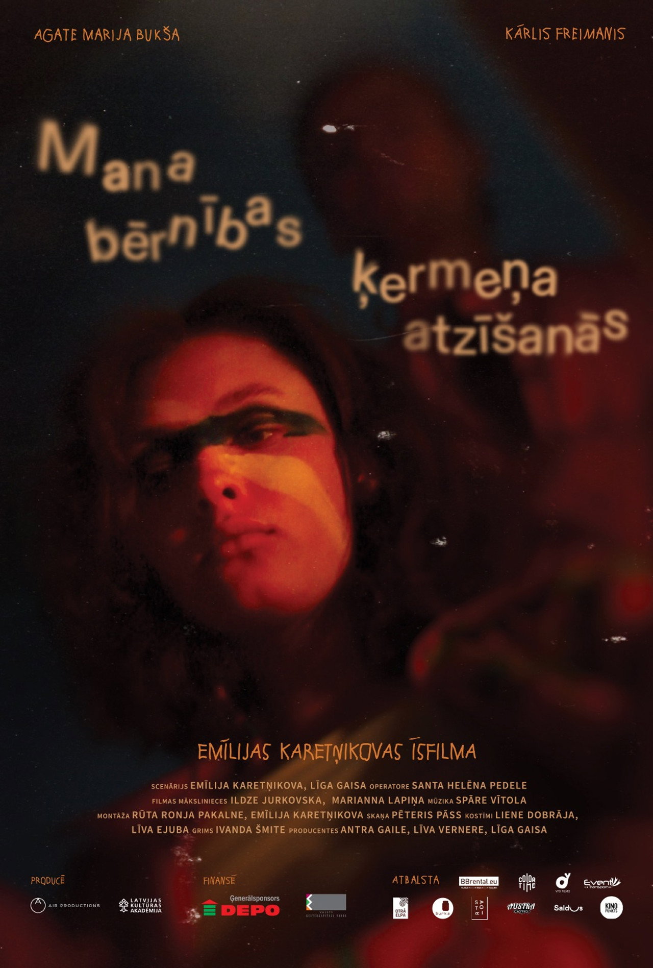Mana bērnības ķermeņa atzīšanās filmaffisch