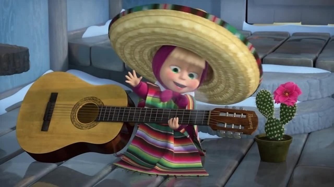 Masha and the Bear - Season 4 Episode 9 : Spanish Tunes