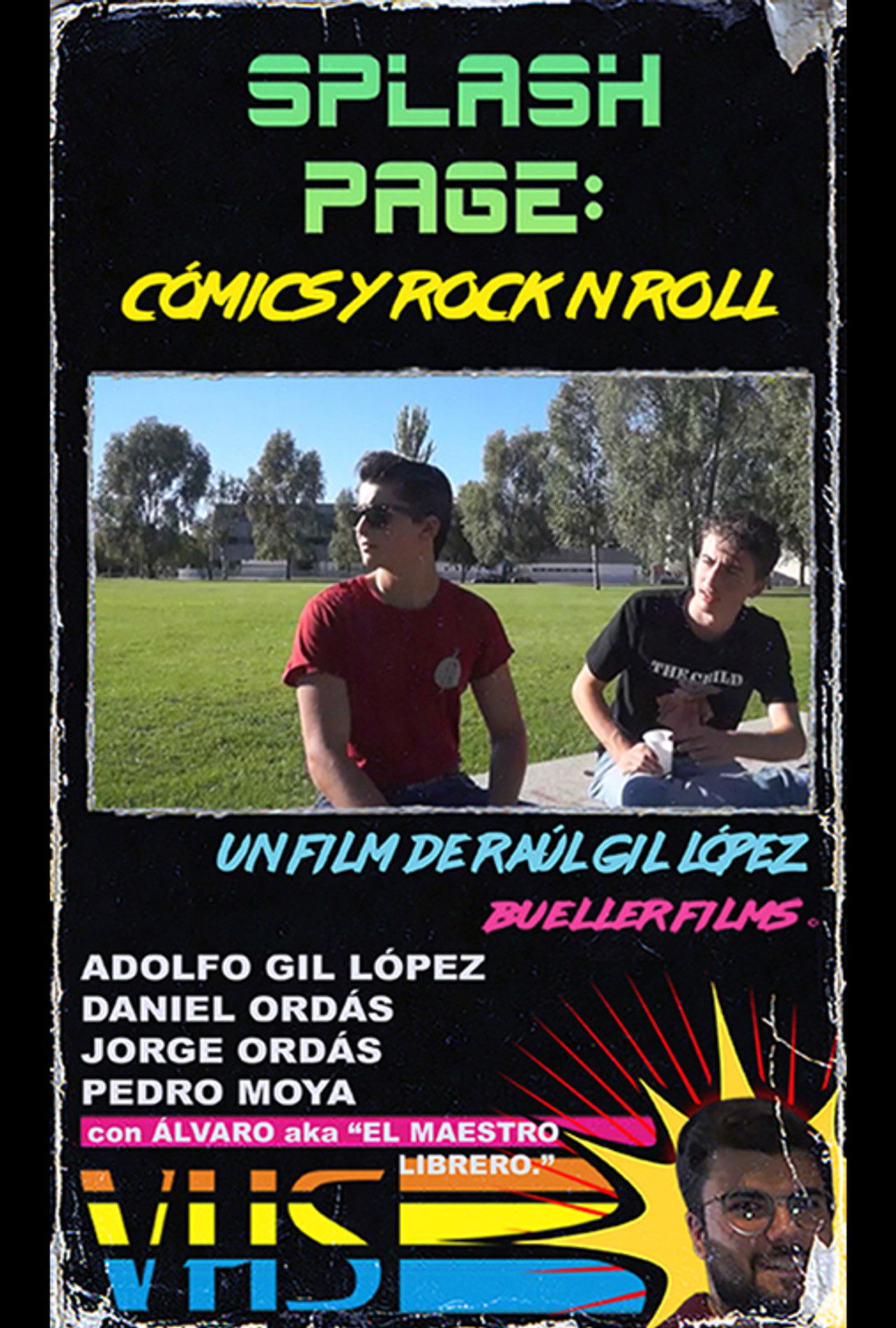 01 - SPLASH PAGE: Cómics y Rock n roll. (VHSRip) Backdrop